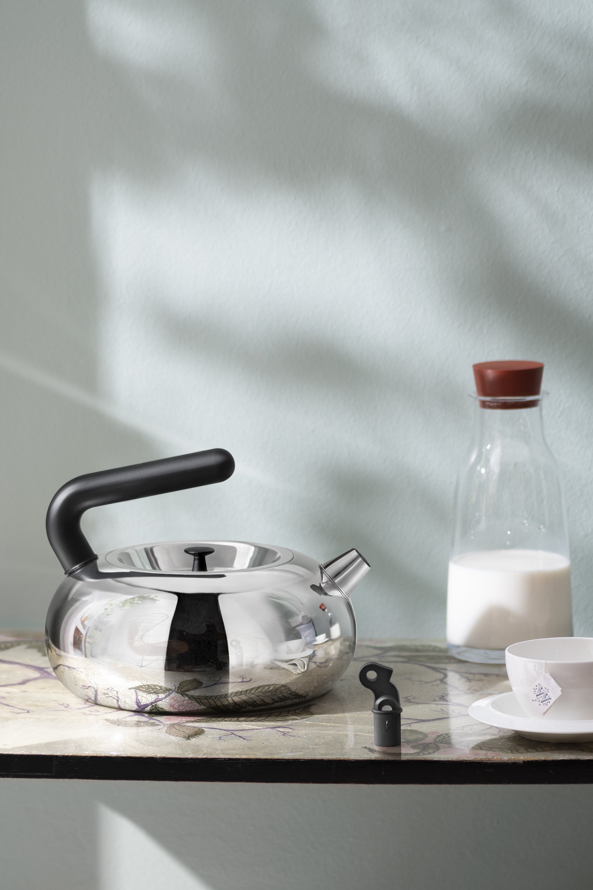 Bulbul Induktionskessel Chrom mit Schwarz