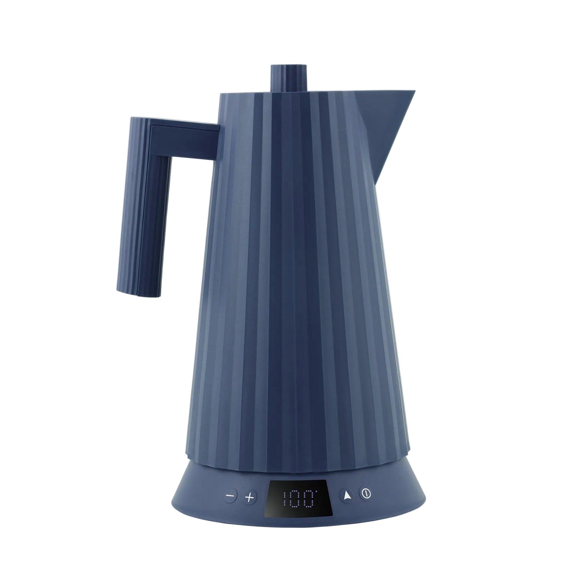 Electric kettle with temperature control PLISSÉ blue