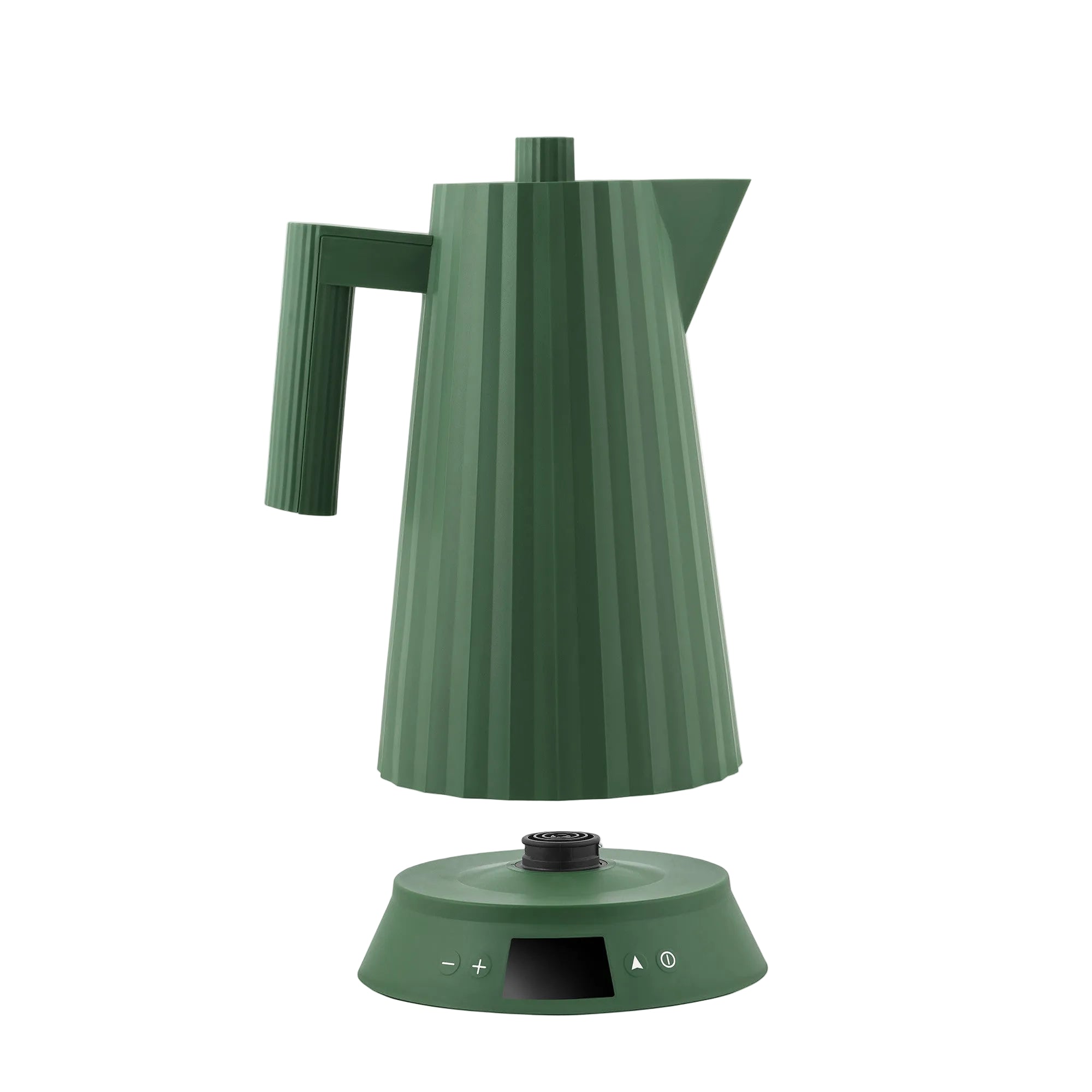 Electric kettle with temperature control PLISSÉ green