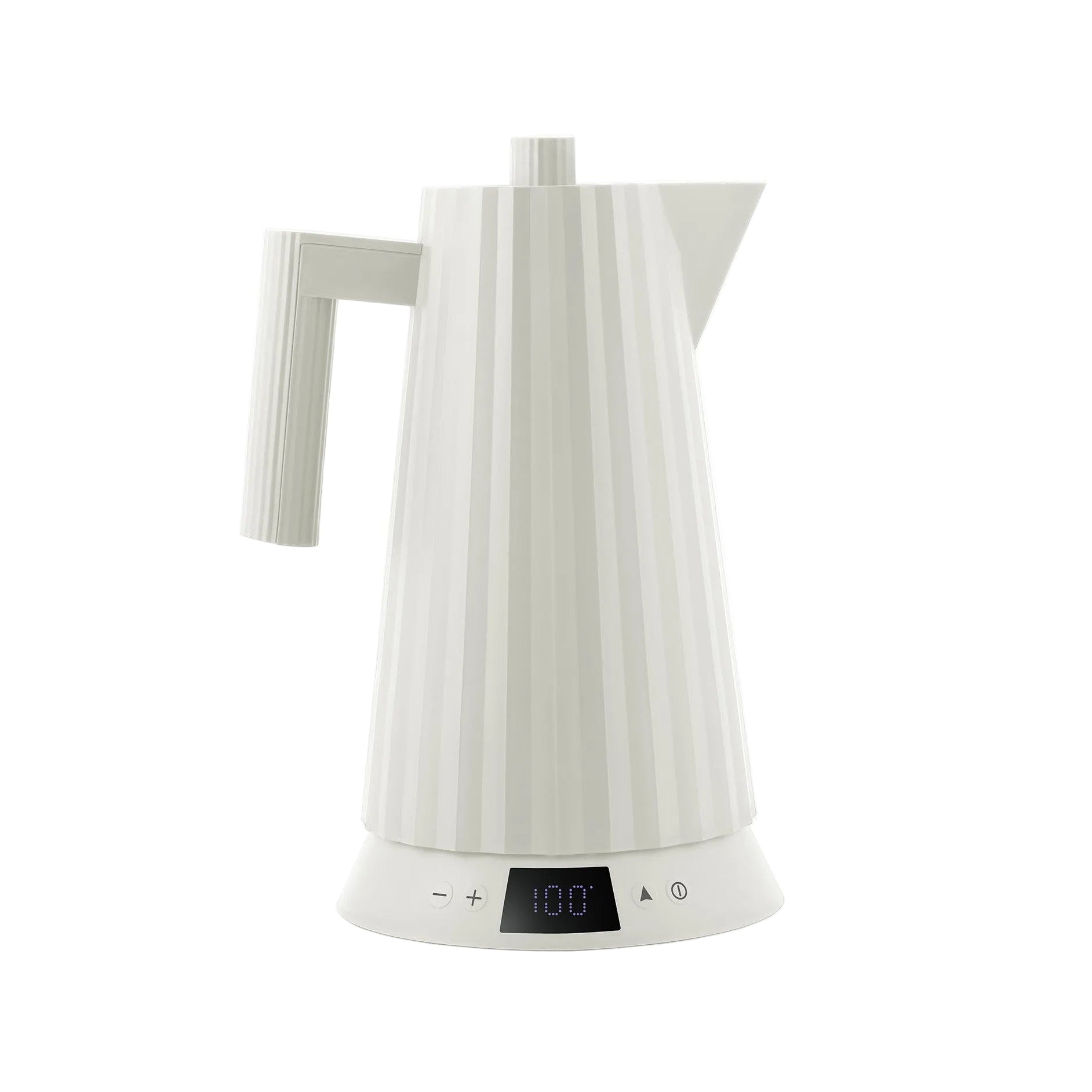 Electric kettle with temperature control PLISSÉ white