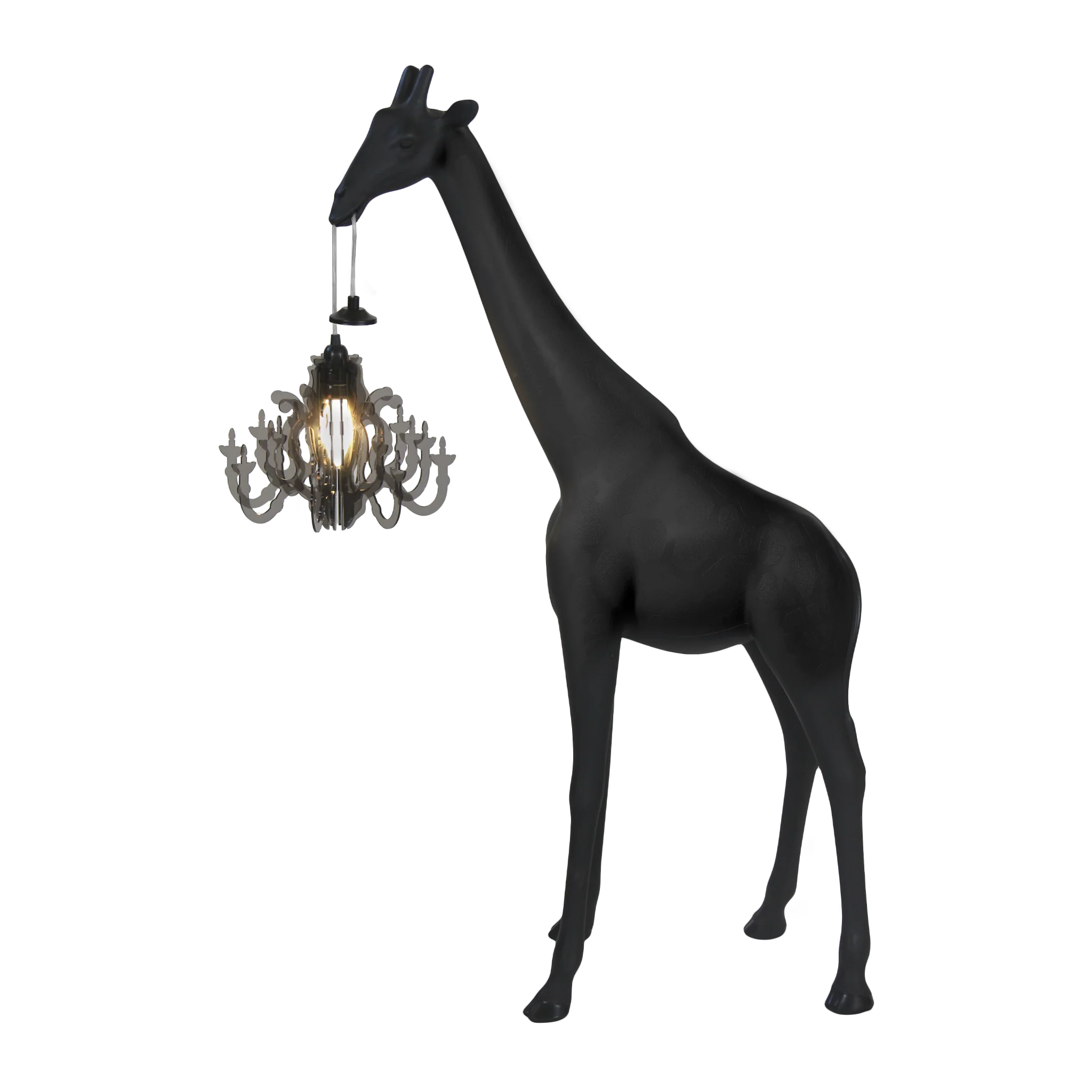 Giraffe in Liebe XS Lamp schwarz