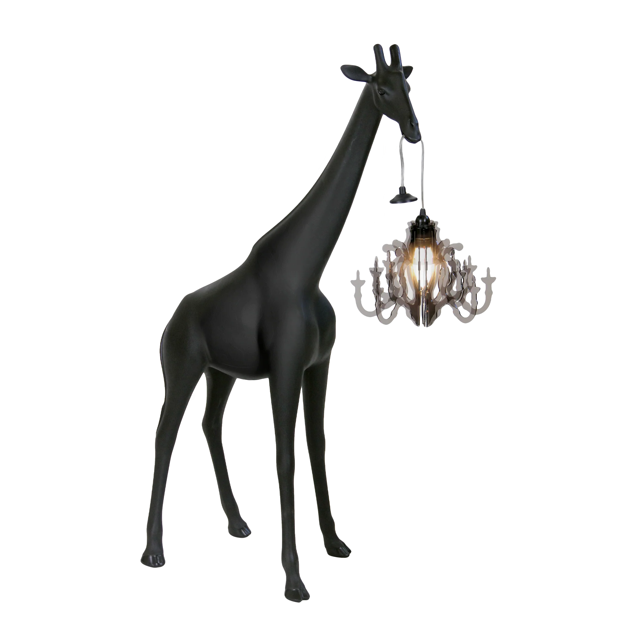 Giraffe in Liebe XS Lamp schwarz
