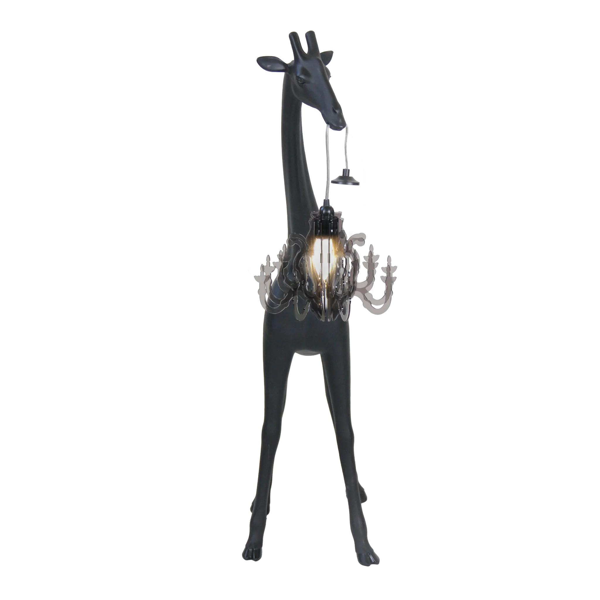 Giraffe in Liebe XS Lamp schwarz