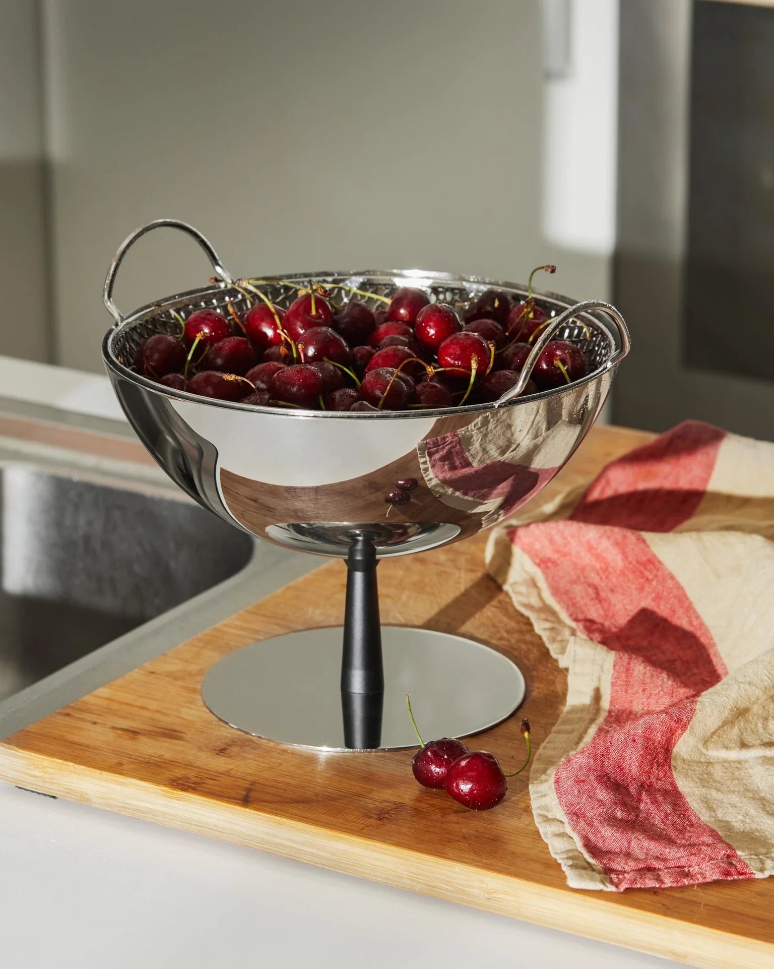 AC04 Obstschüssel Edelstahl und Aluminium
