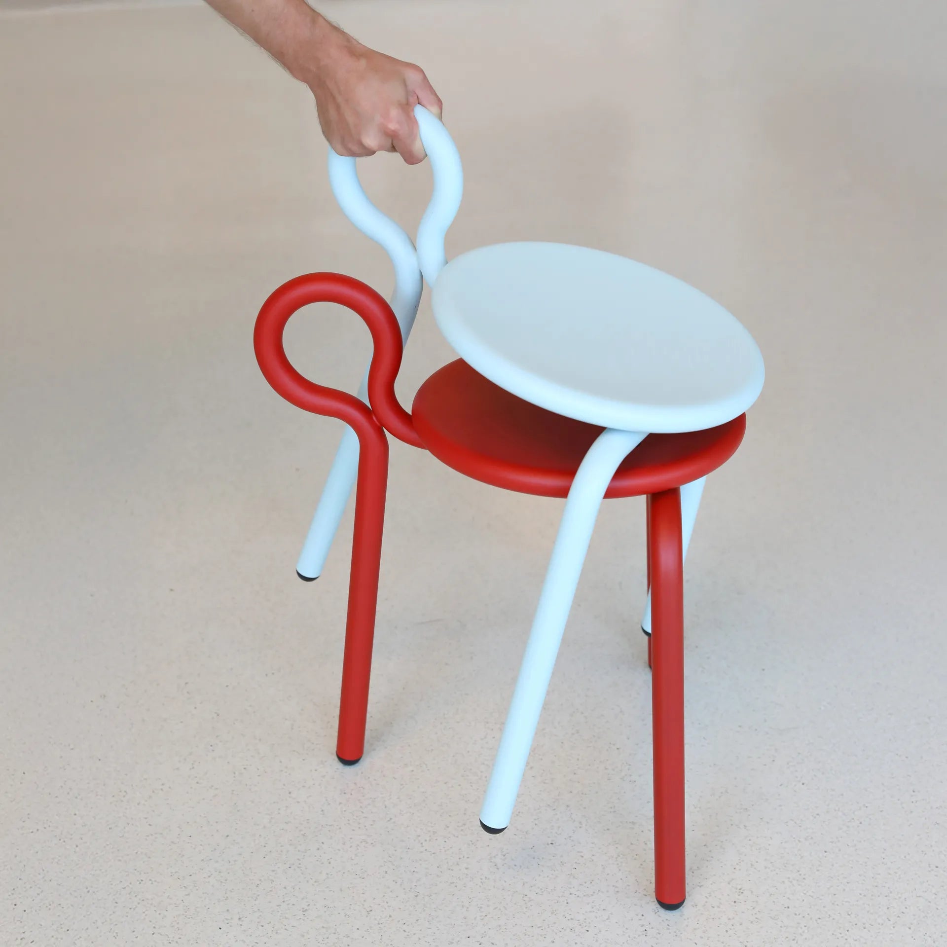 LASSO Light Blue Stool