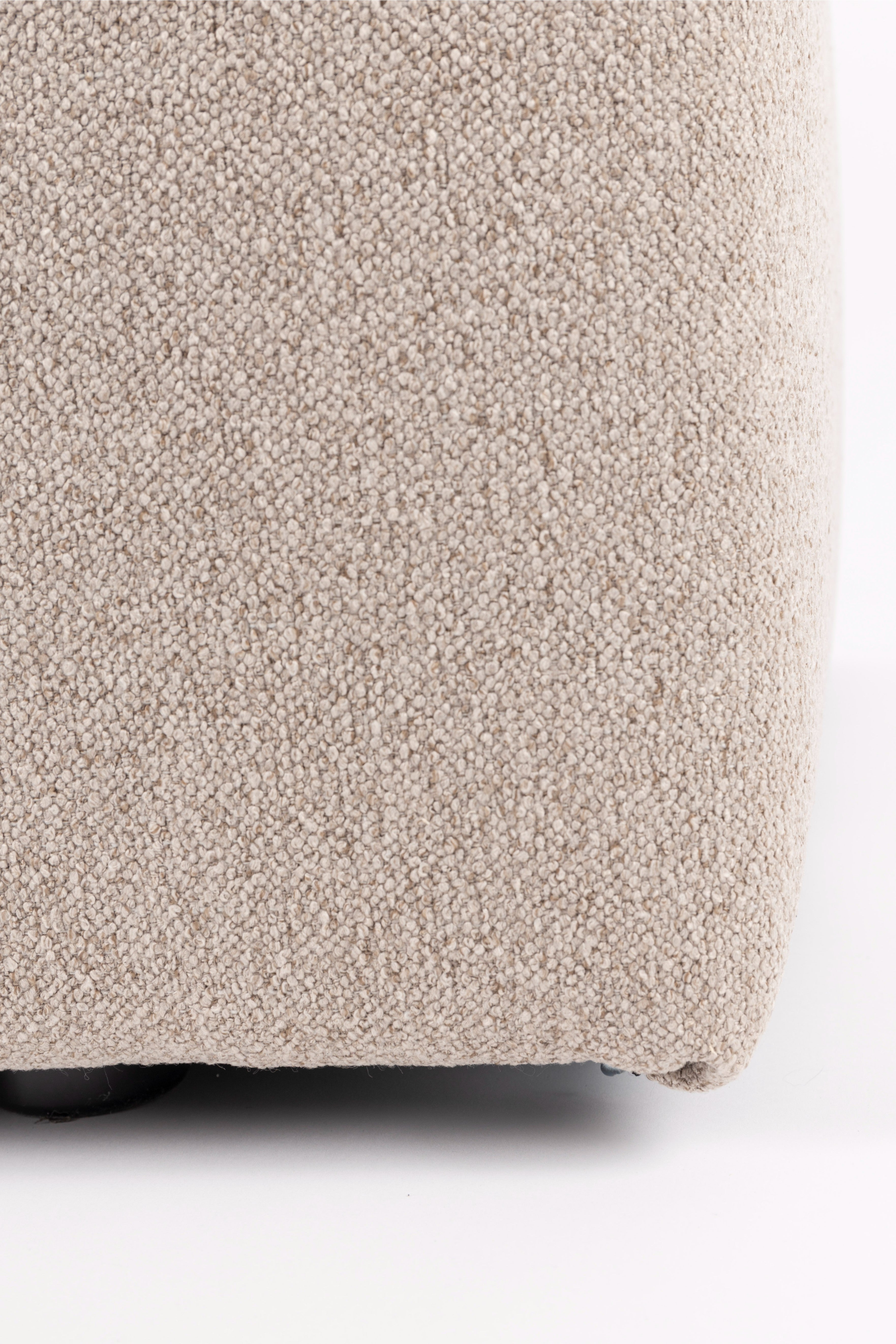 Modulares Sofa PROSPER - linkes Endelement in Cappuccino