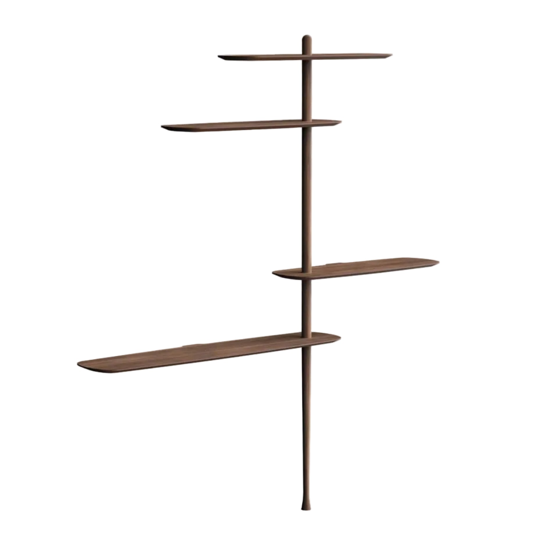 UNICA Shelf - CONFIGURATION 08 walnut veneer