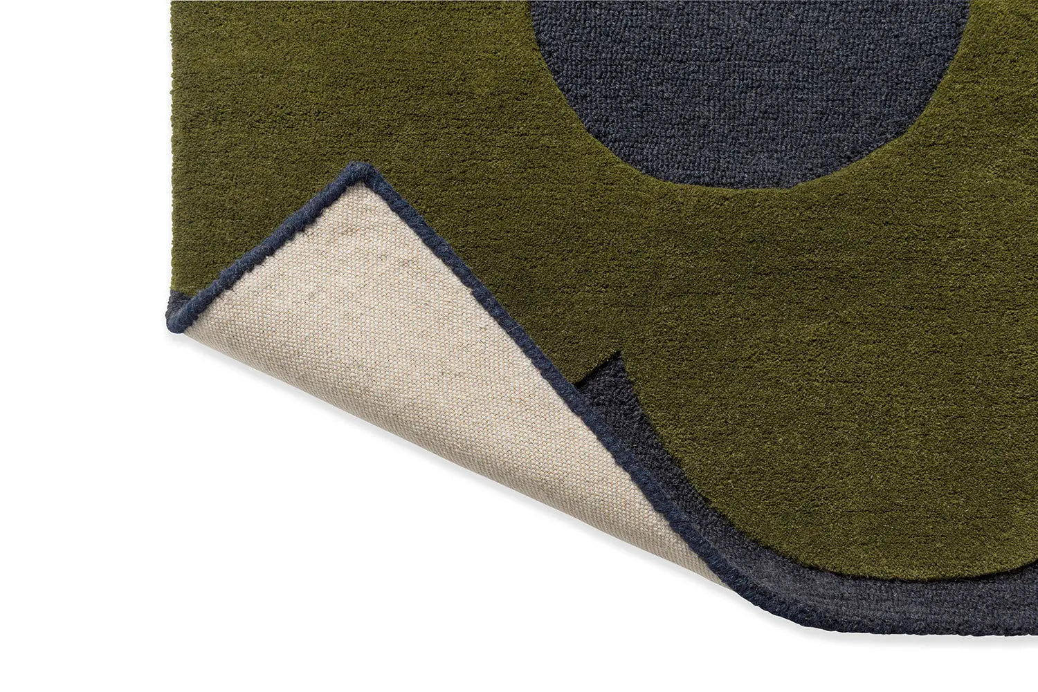 Dywan SPRING STEM granatowy z zielonym – Orla Kiely