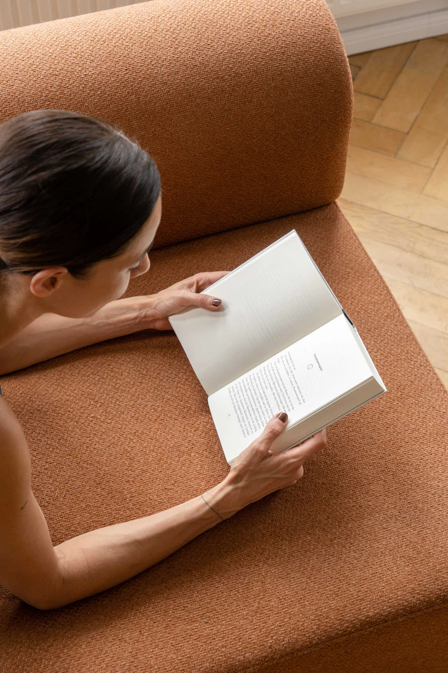 Sofa 2-Sitzer TORI rostrot