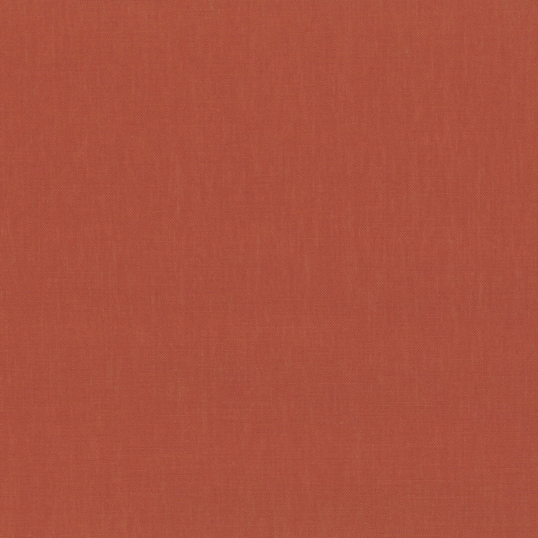 Linen textile wallpaper LINORA - ORANGE BRULÉE burnt orange