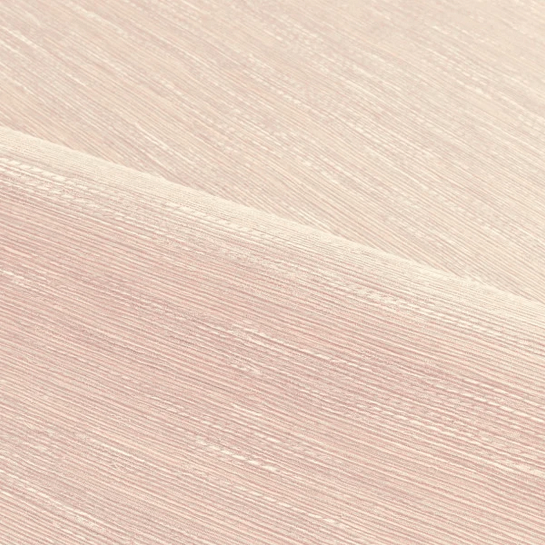 Strukturierte Tapete, die Jacquardstoff imitiert TATAMI - LAIT DE ROSE milchiges Rosa