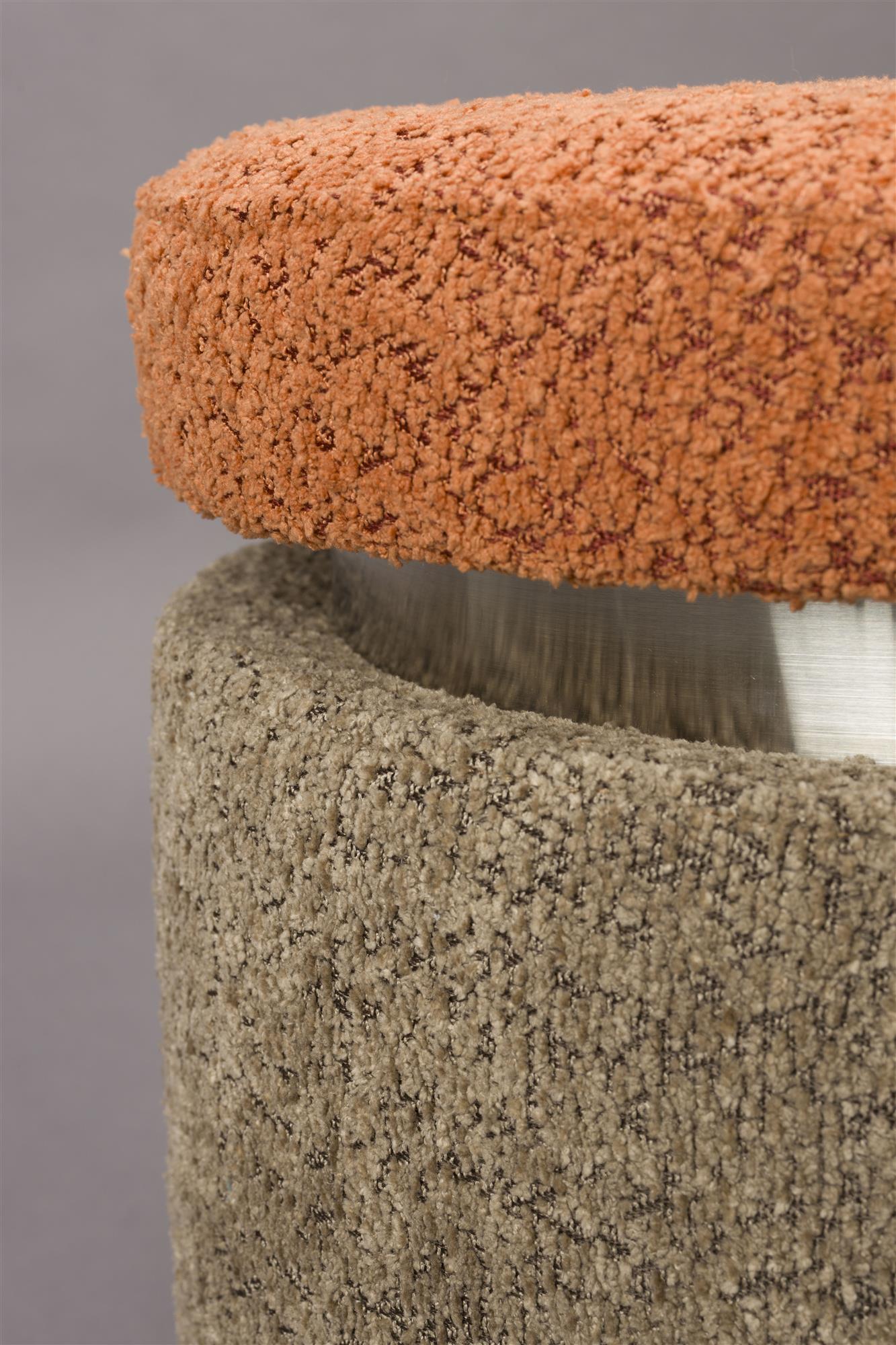 Pouf Orange Sleep mit Beige