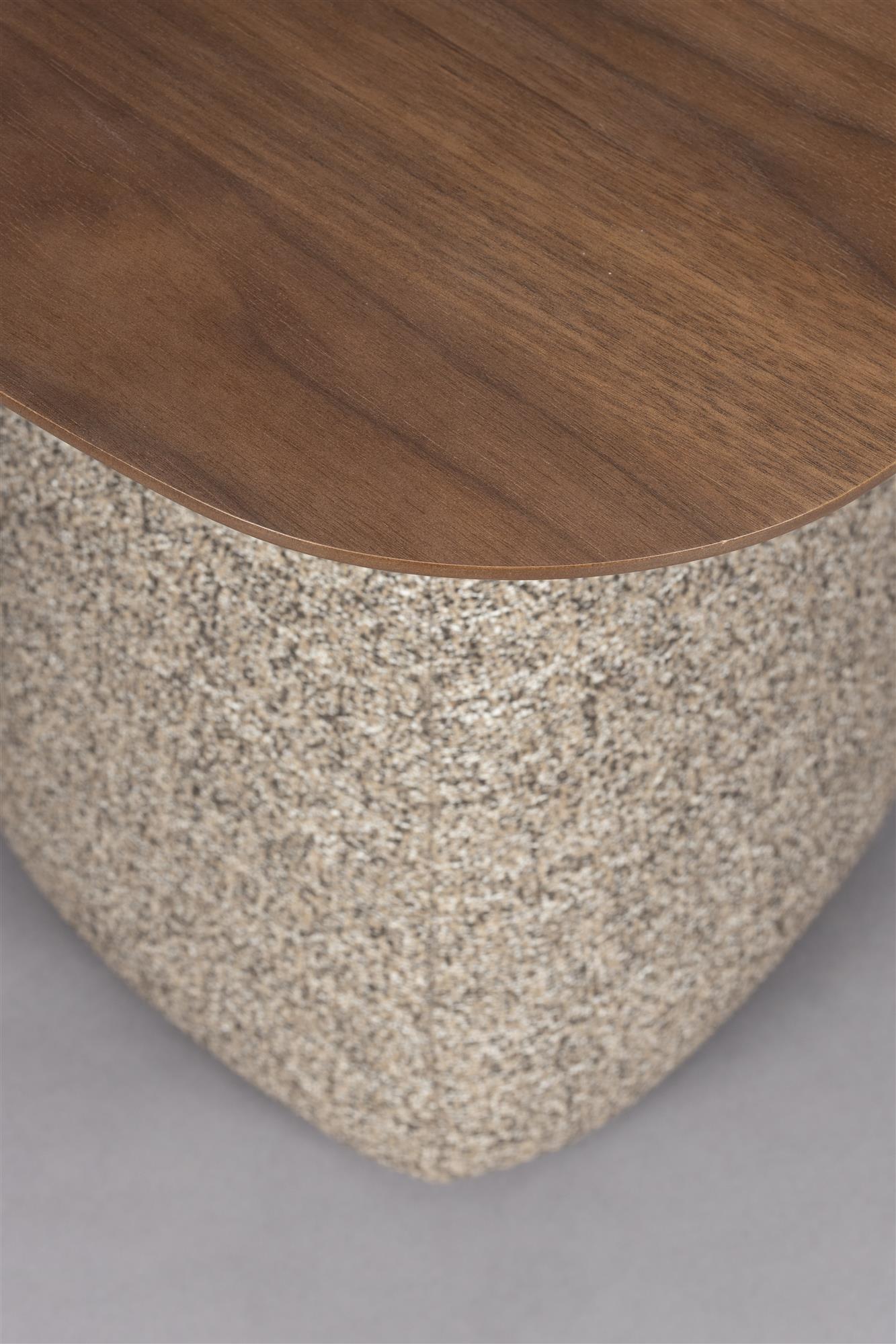 Seitentisch Shelly Dark Beige Melange