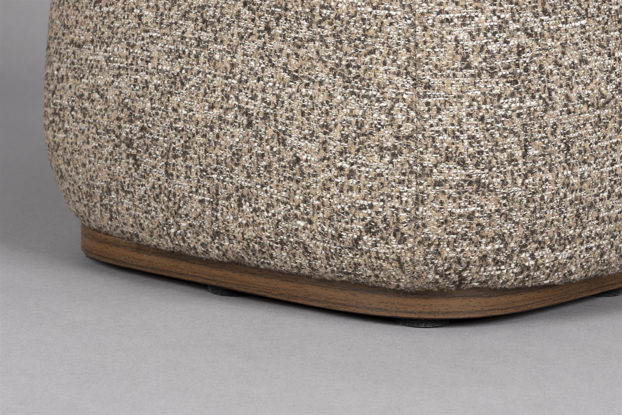 Seitentisch Shelly Dark Beige Melange