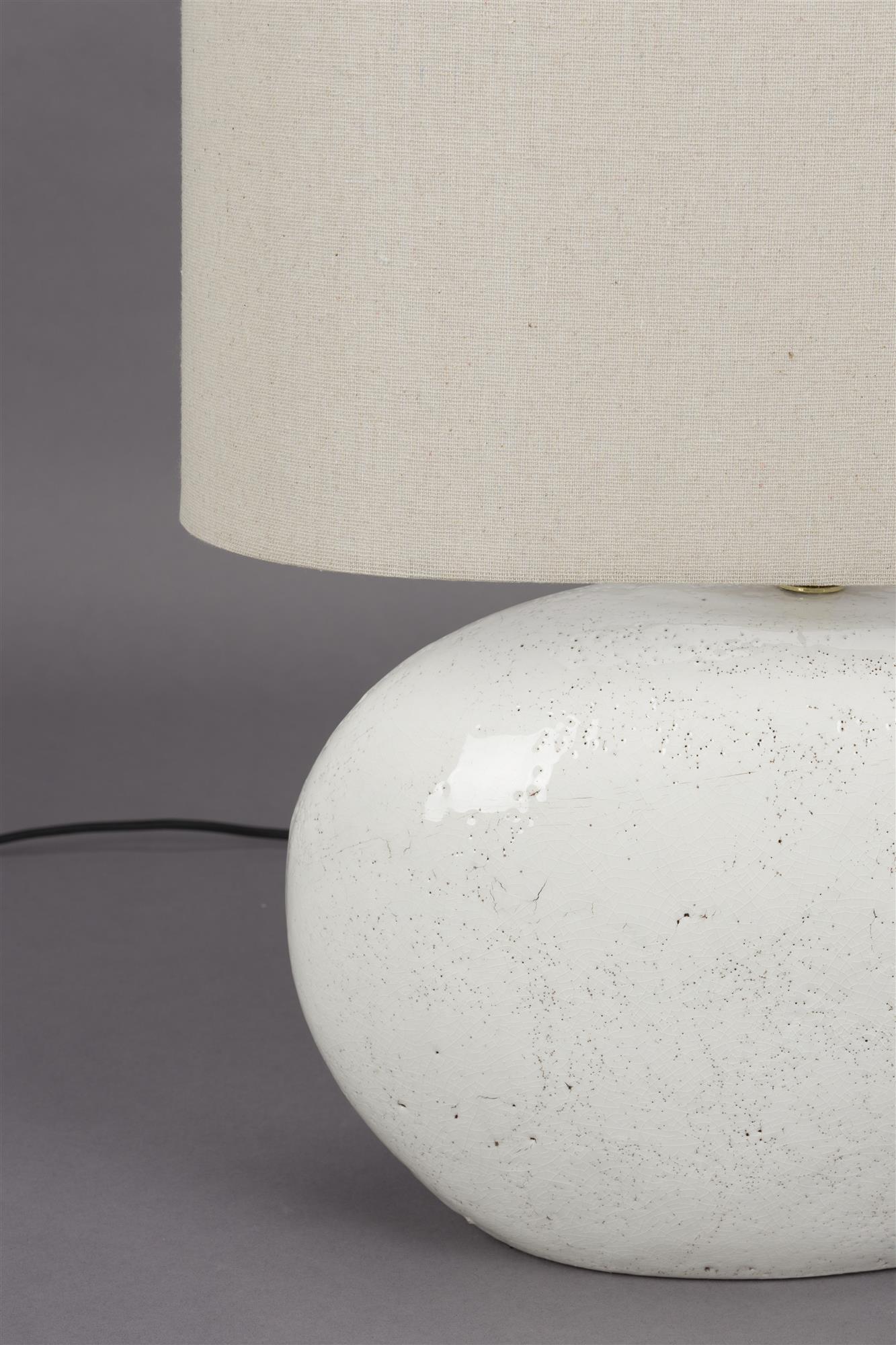 Hailey Tischlampenlicht Beige Keramik
