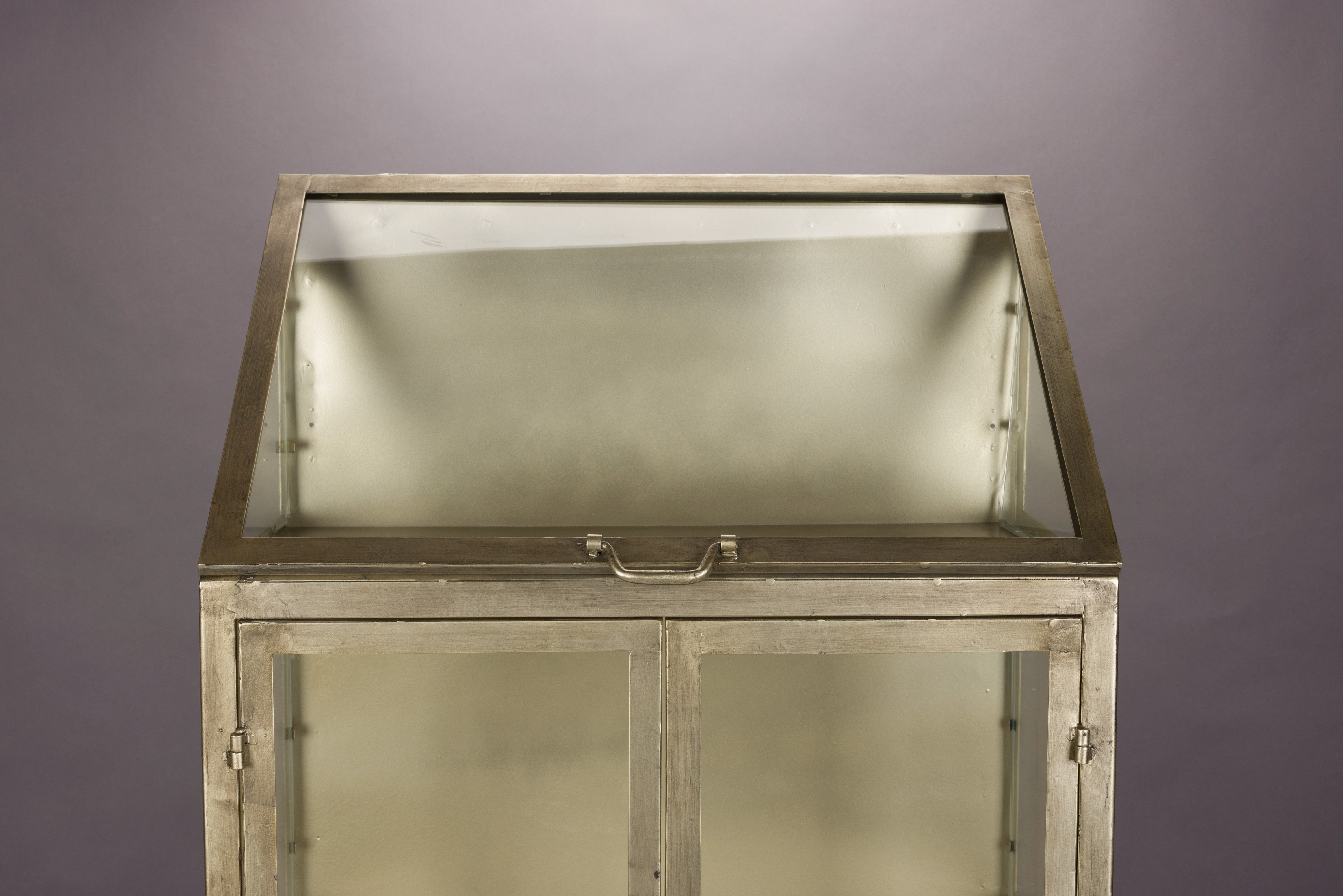 MONVISO industrial showcase antique gold