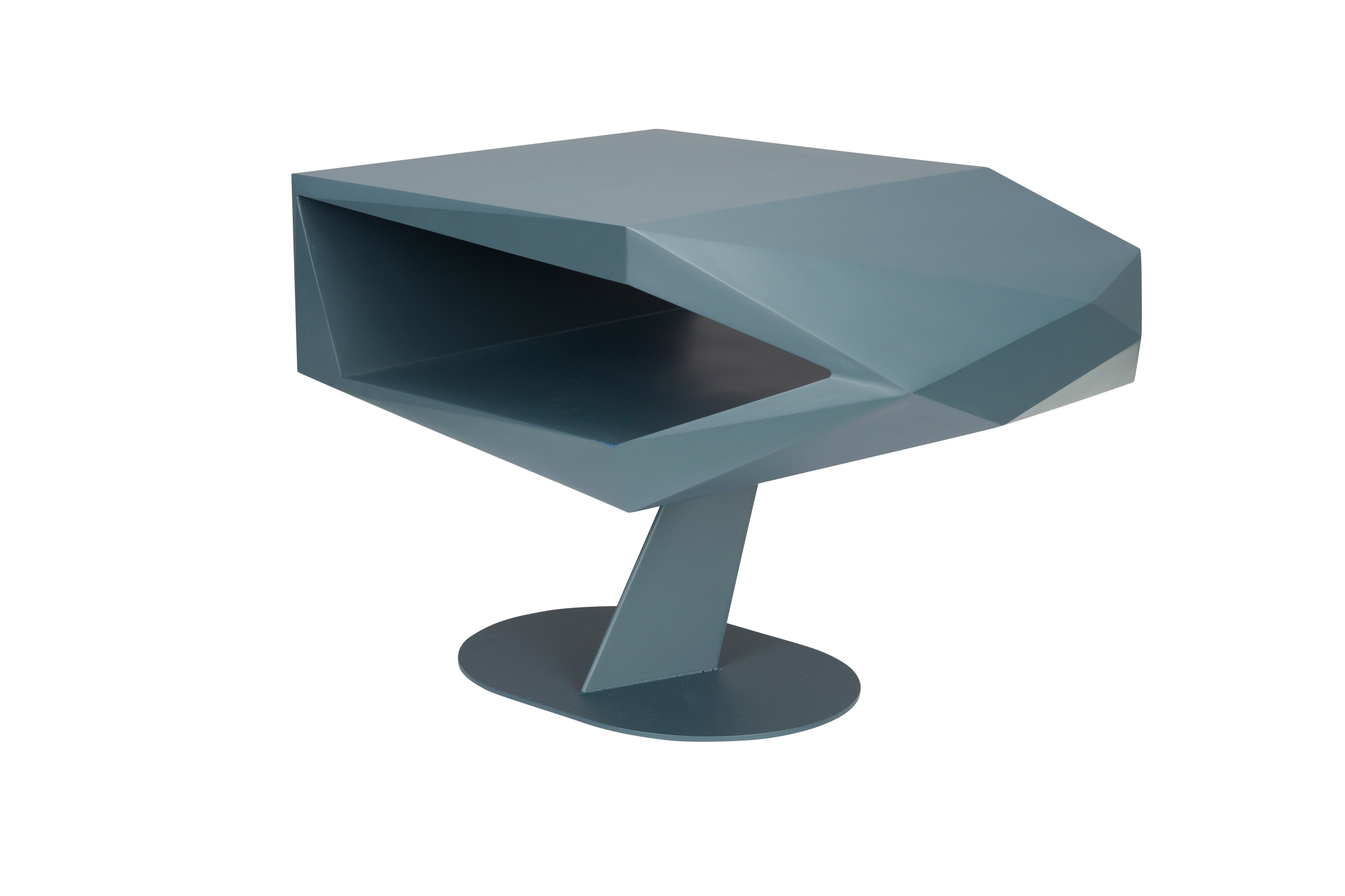 Beistelltisch NORTH - SPACE BLACK granatblau
