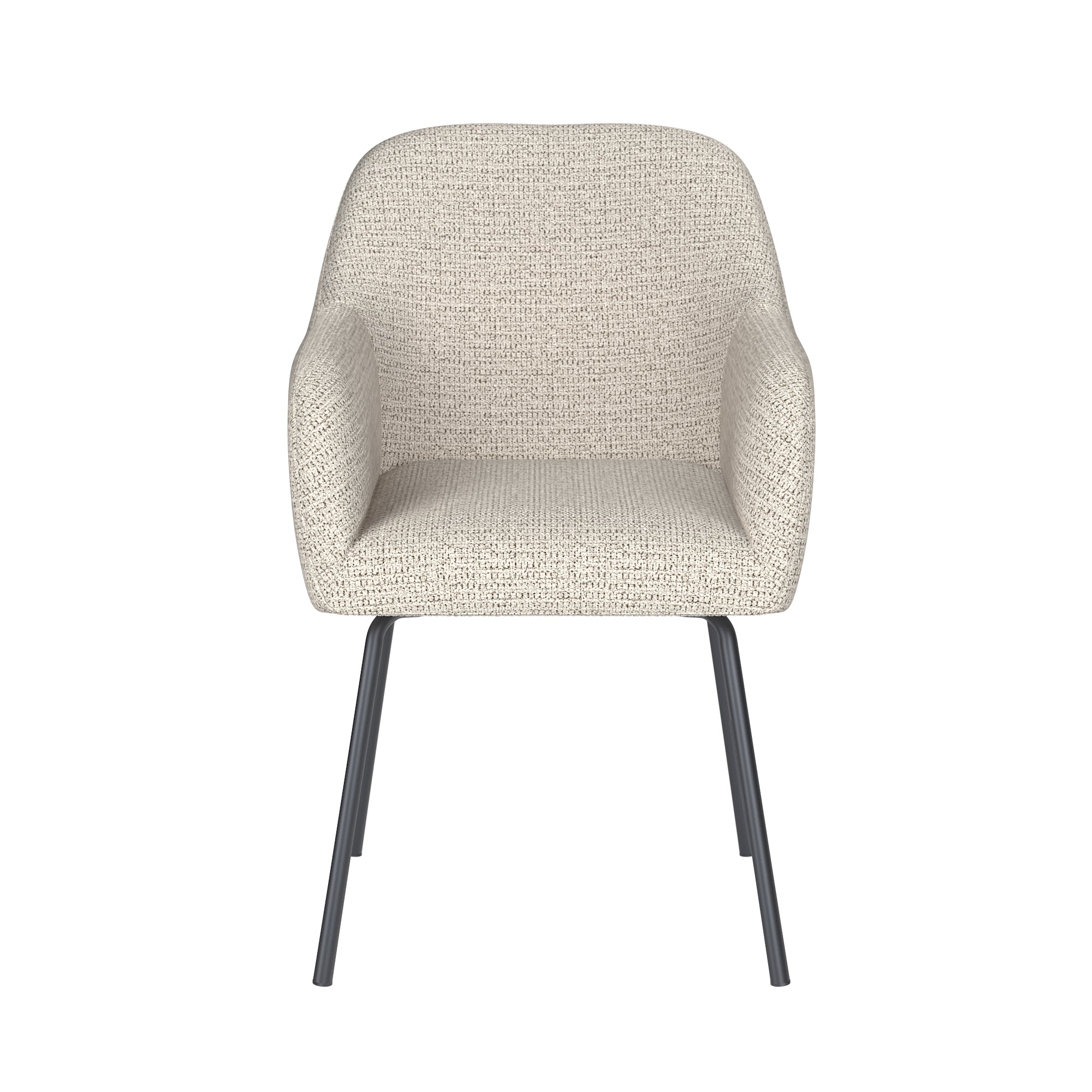 OTIS chair light gray with black base