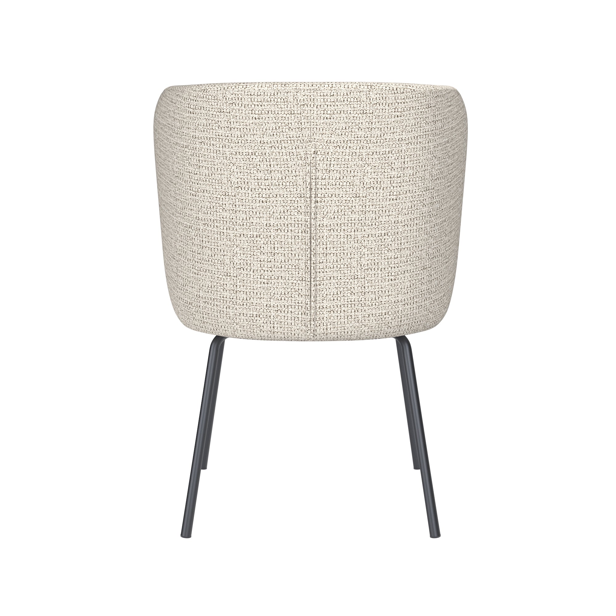 STAN Chair white mélange with black base
