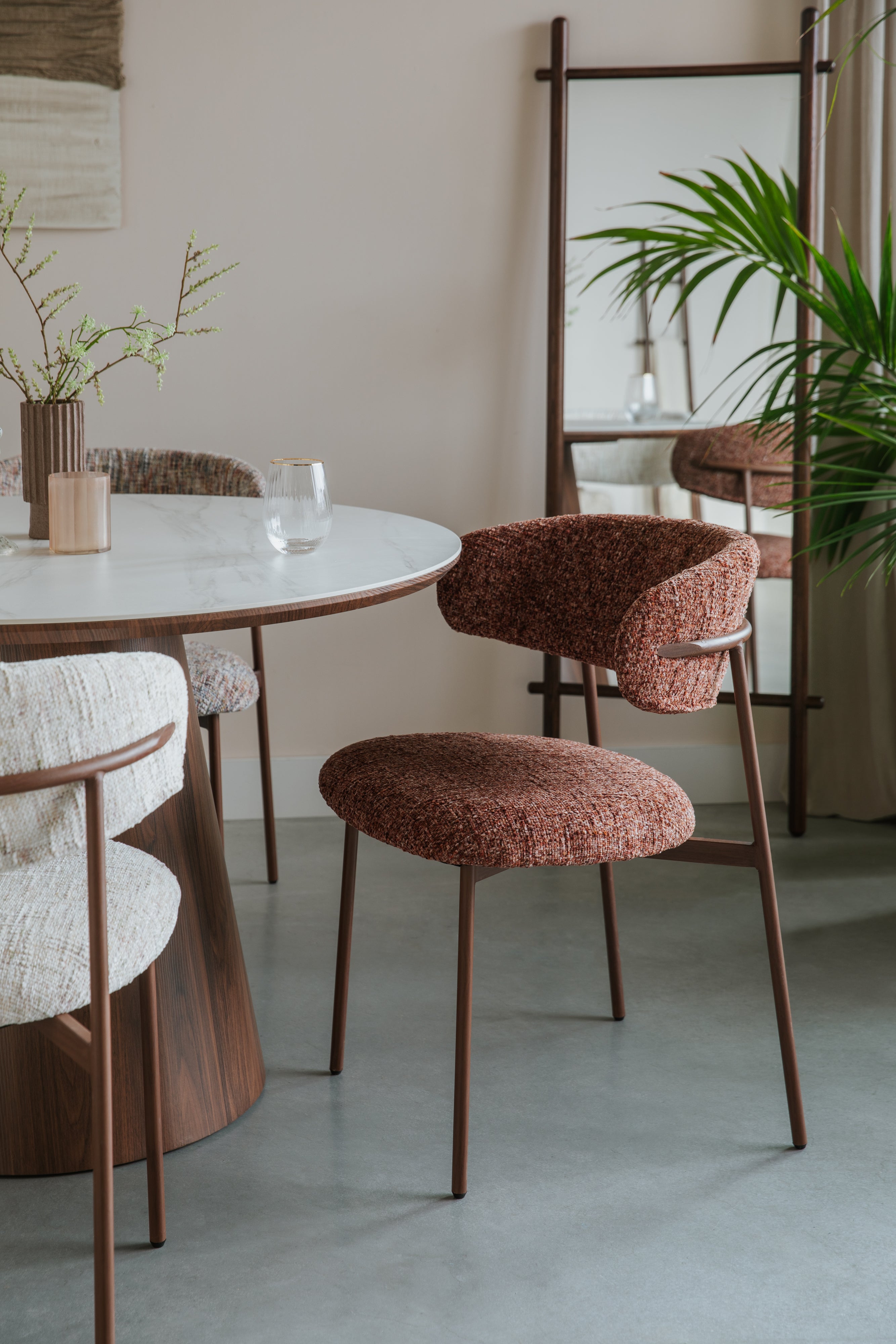 CLAES chair terracotta