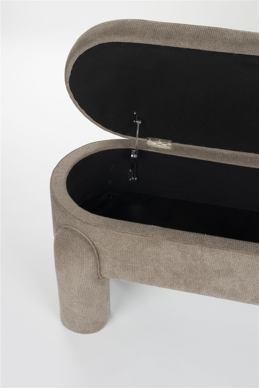 Sitzbank mit Stauraum ORLY beige