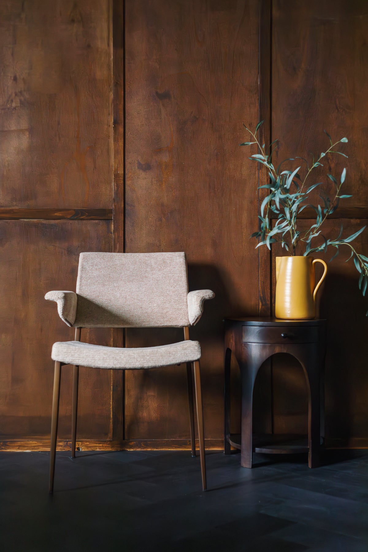 Armlehnstuhl PORTLAND beige