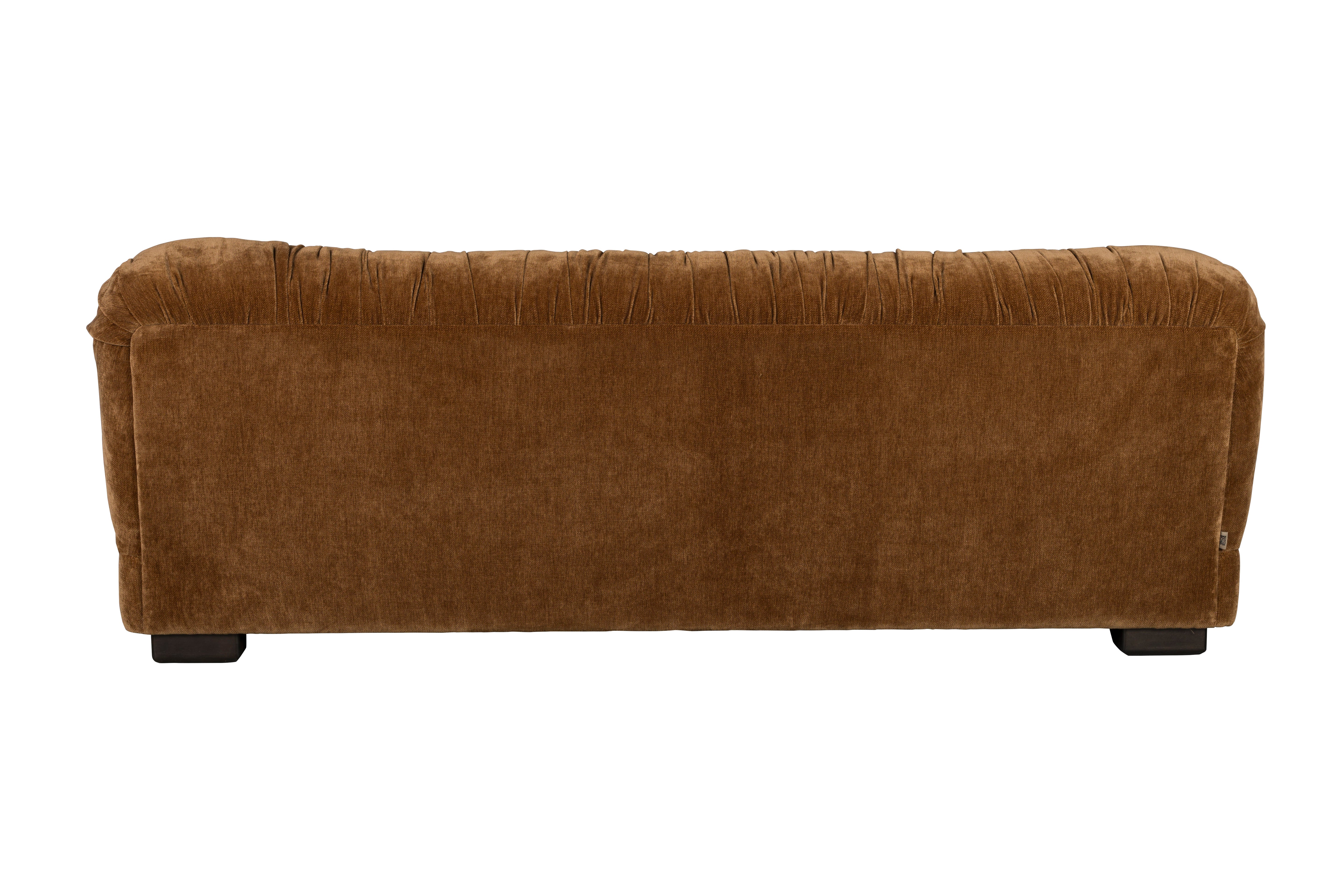 Sofa DOUGLAS cognac Samt