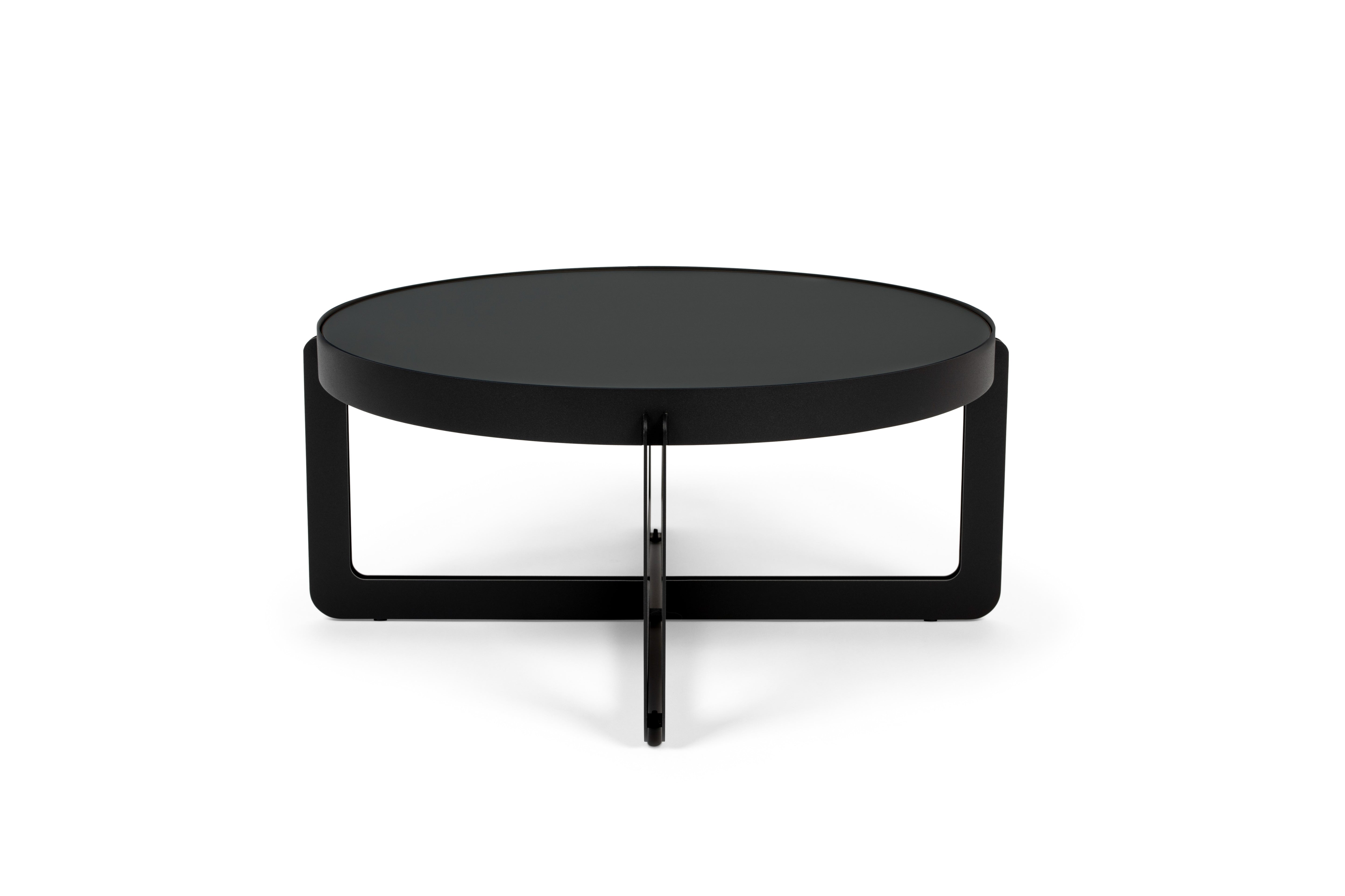 Couchtisch CENTRE ROUND schwarz