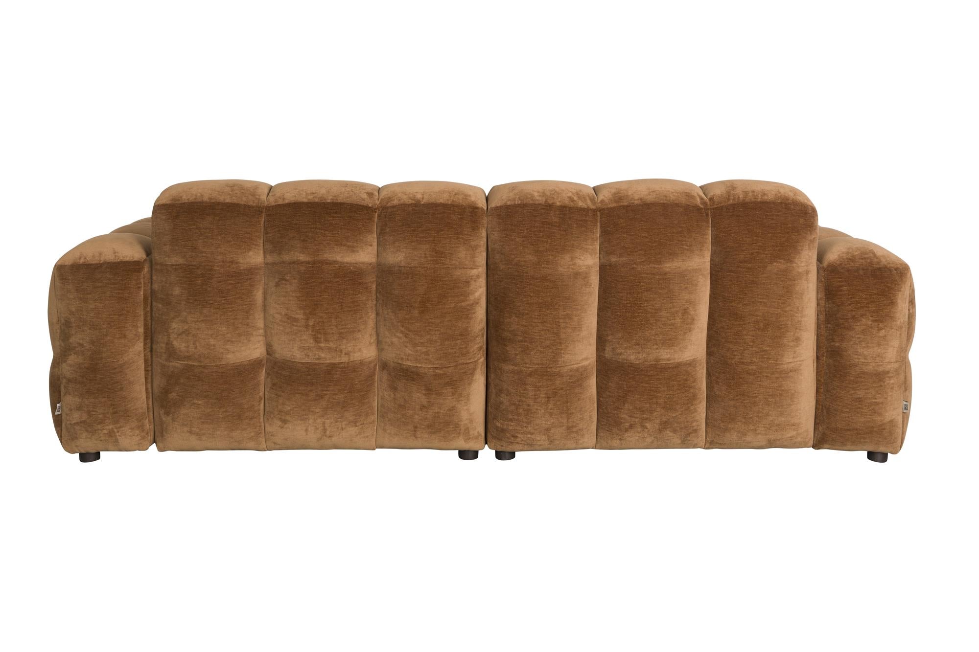 3-Seater Sofa HACKMAN in Cognac