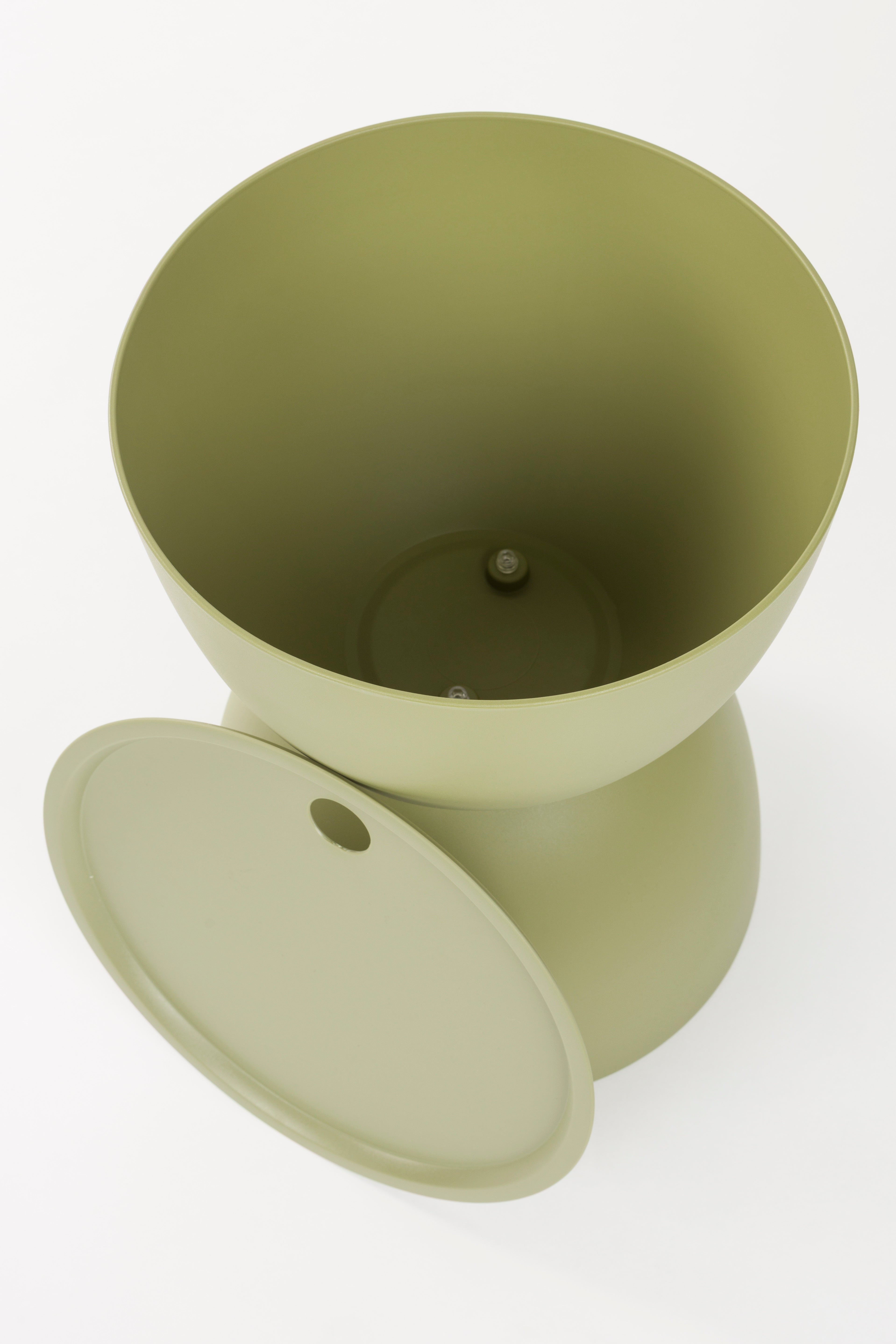 MARA Green Garden Table with Storage