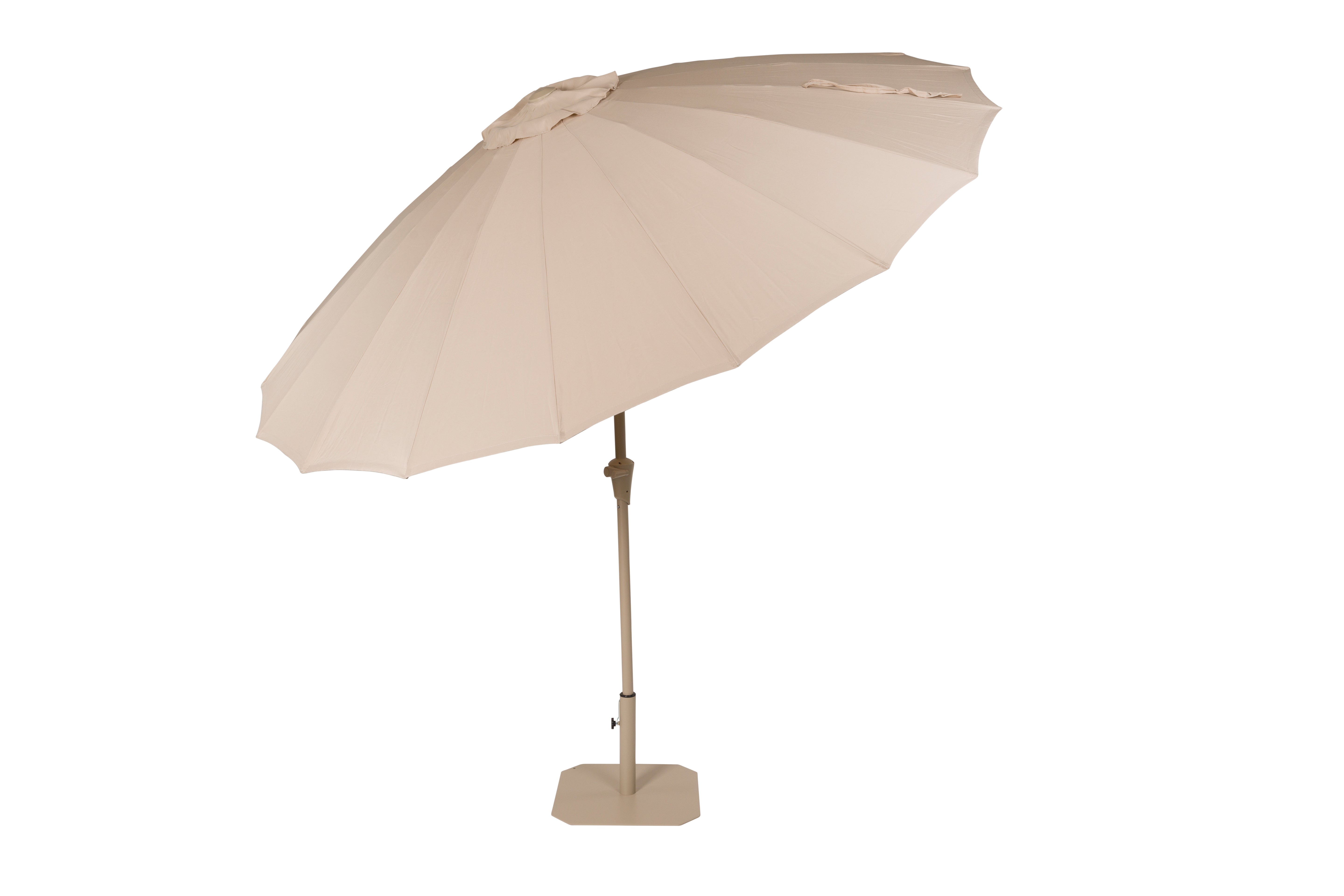 Sonnenschirm mit Fuß SUNSHINE beige