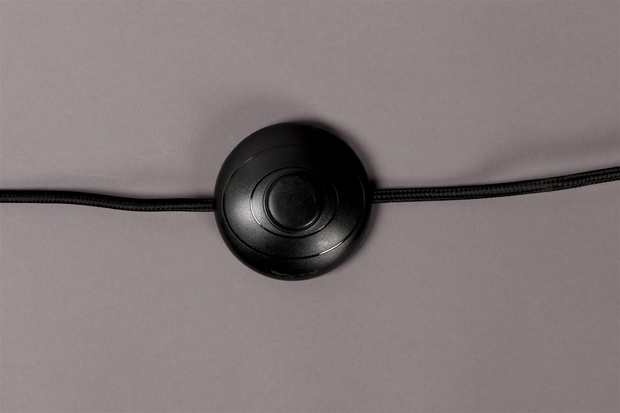 HORACE floor lamp in oak wood with a cotton shade