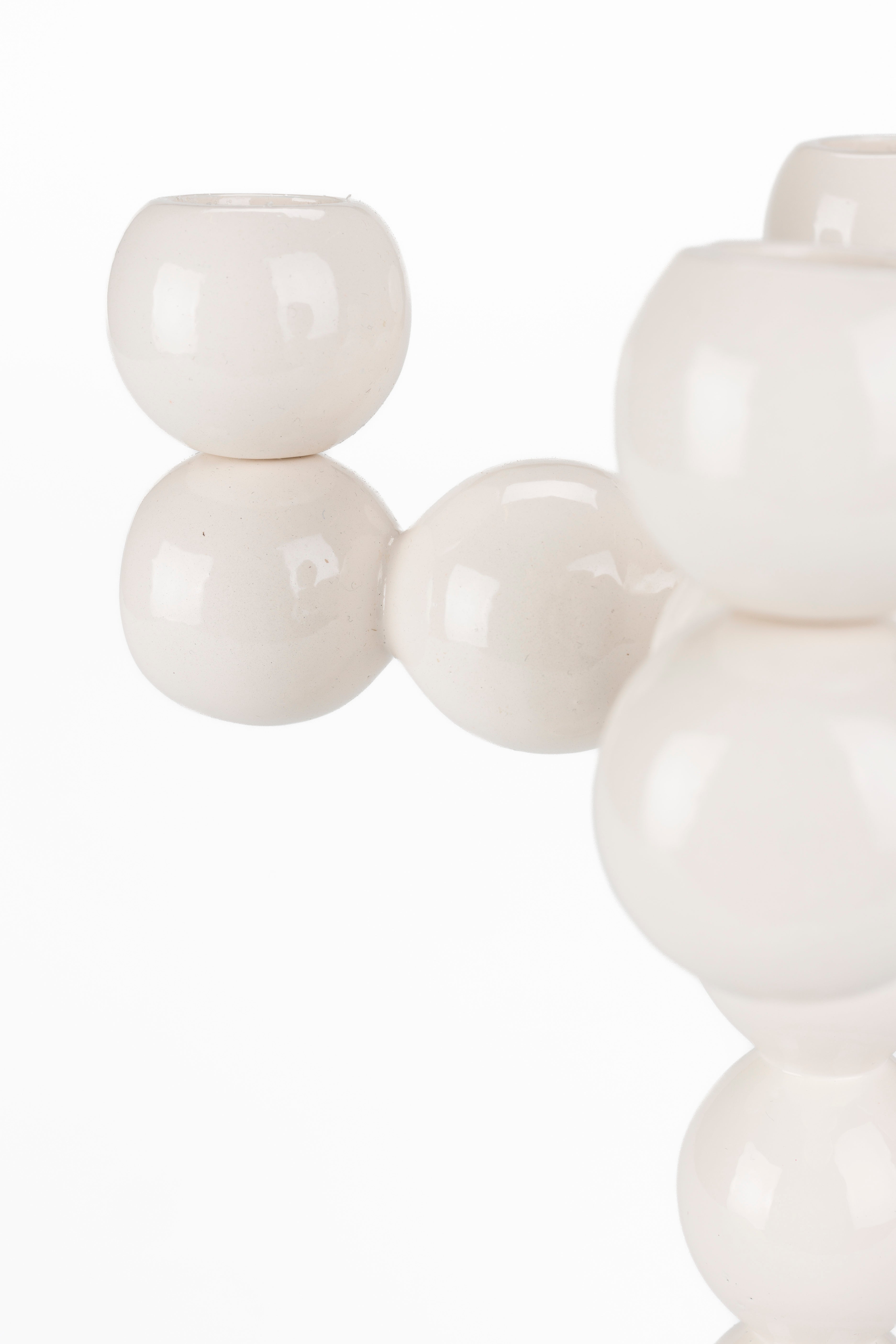 Kerzenhalter BUBBLES FOUR beige