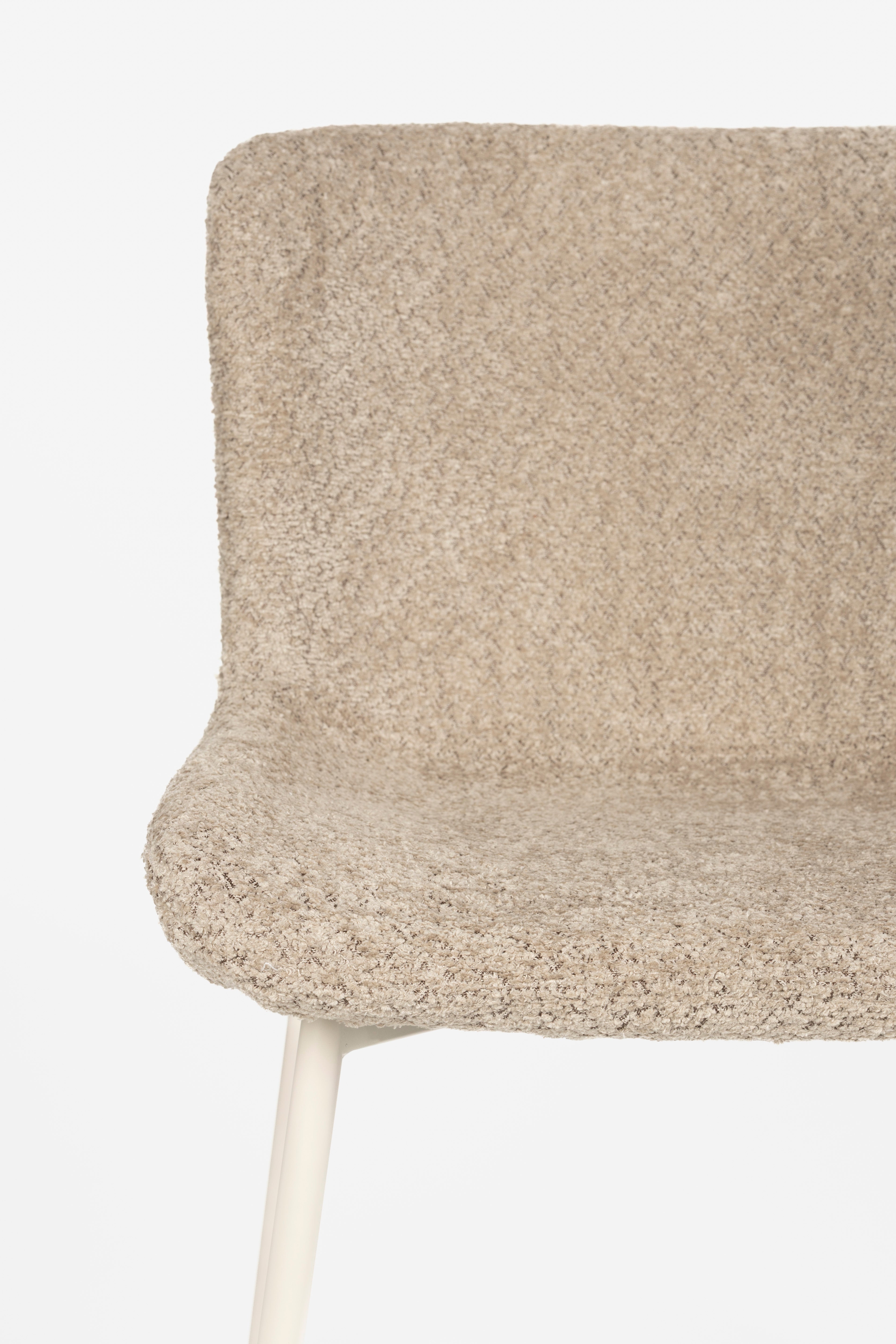 Stuhl MARION hellbraun mit beigem Gestell