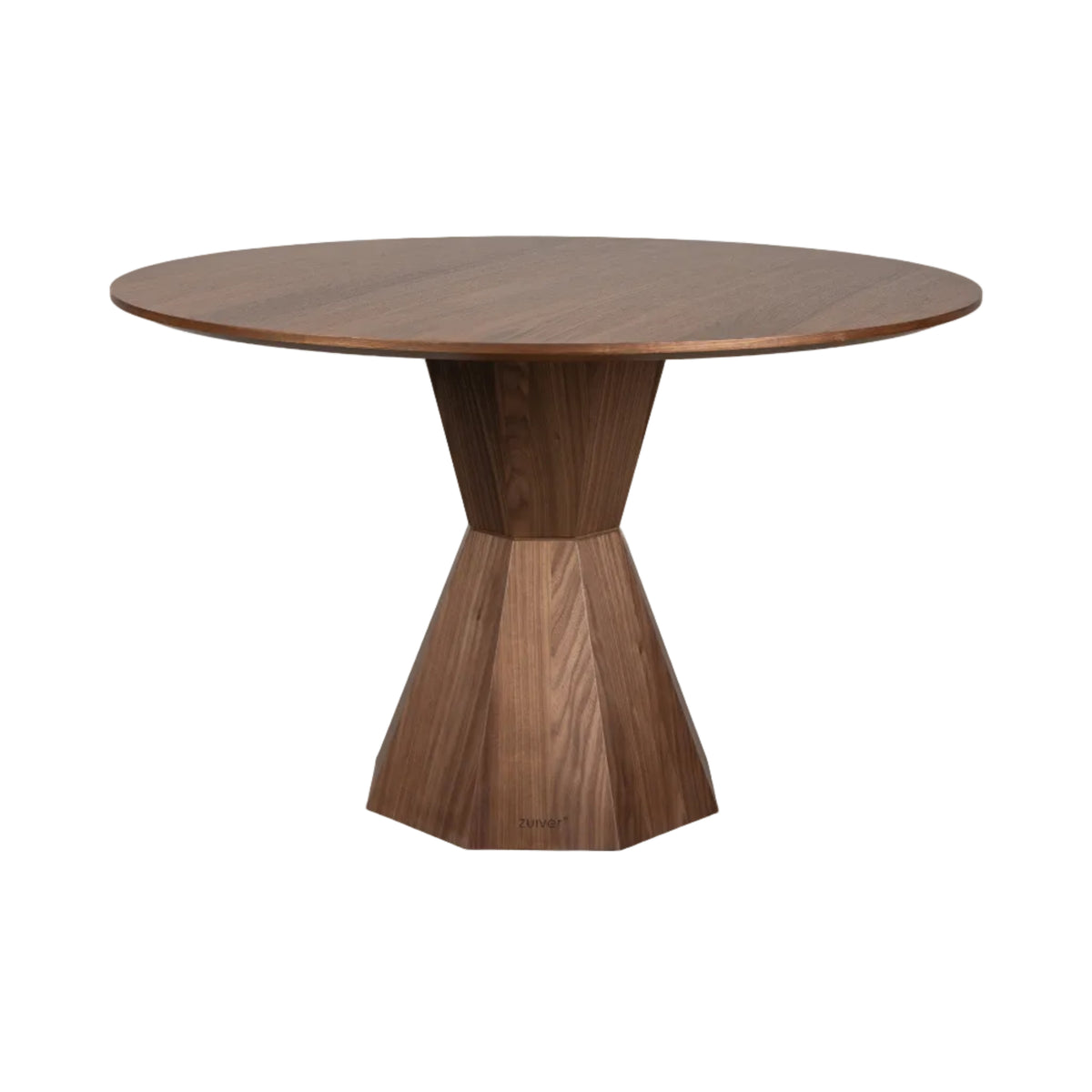 Runder Tisch LOTUS Nussbaumfurnier
