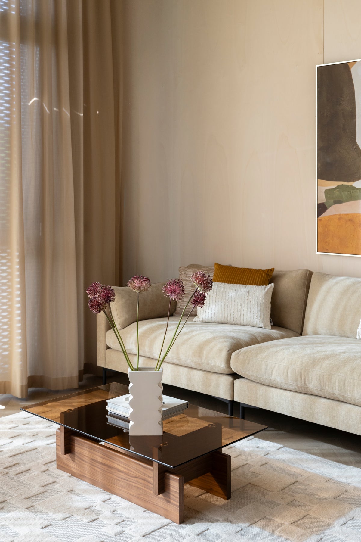 Sofa 3-Sitzer SUMMER sandfarben