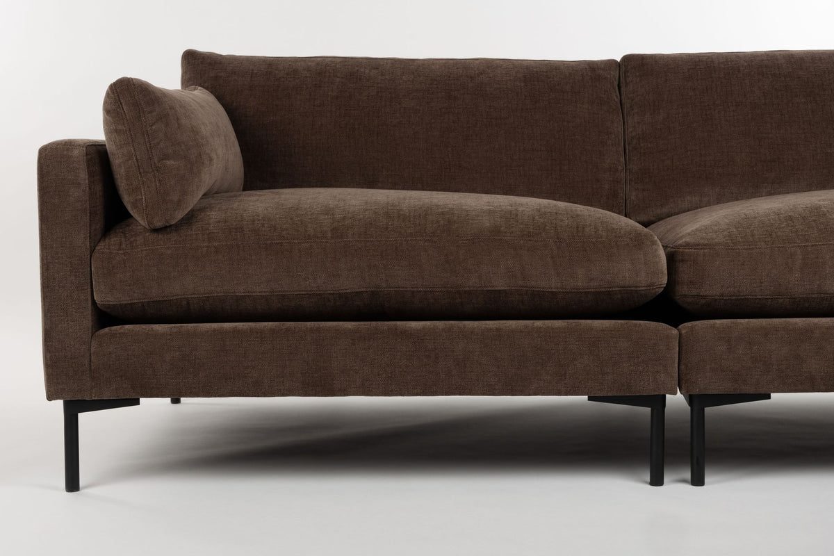 Sofa 3-osobowa SUMMER ciemnobrązowy – ujęcie 6