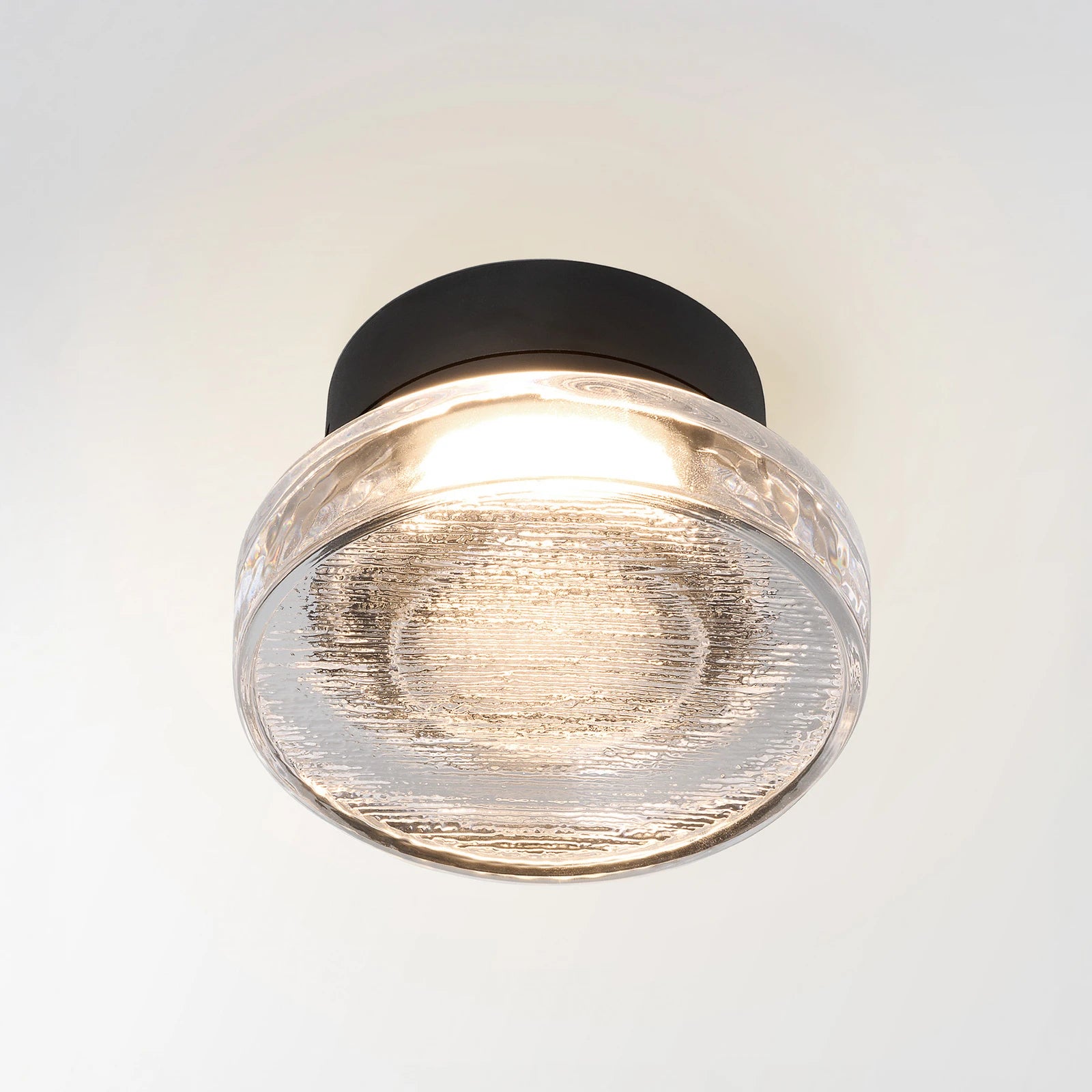 Außenlampe ROC schwarz mit Glas