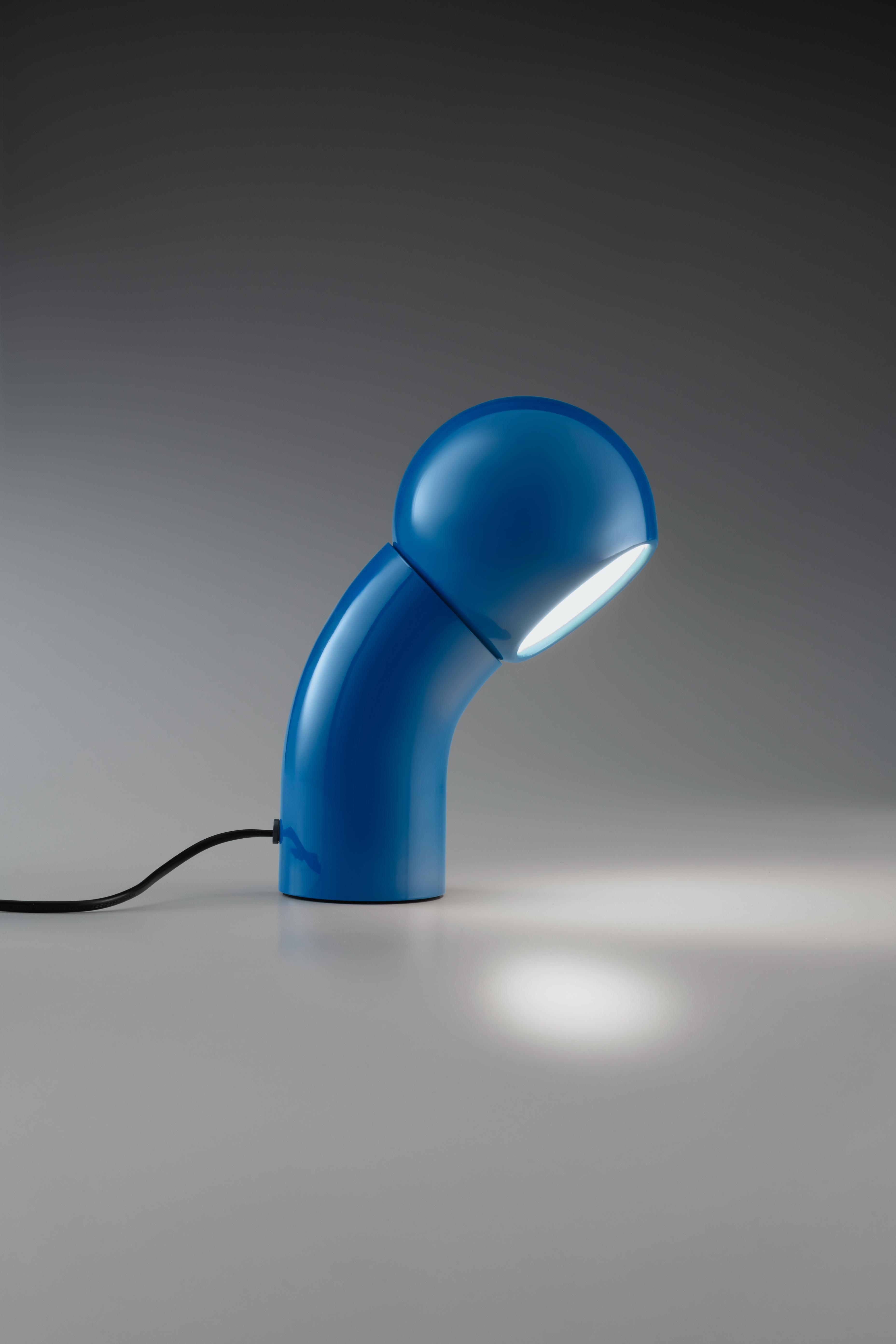 Lampa stołowa PALLINO połyskujący niebieski