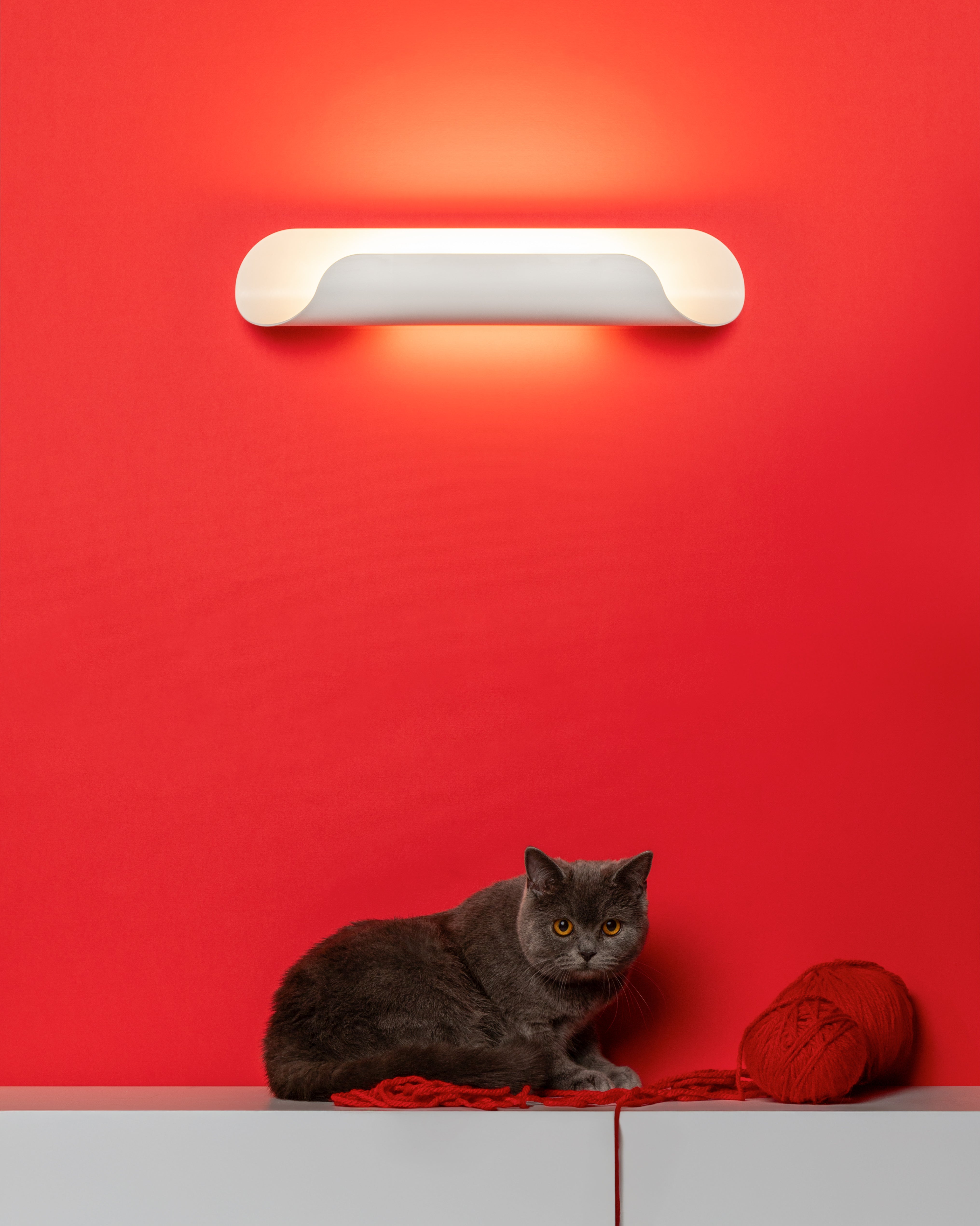 Lampa ścienna ROLL miedziany brązowy
