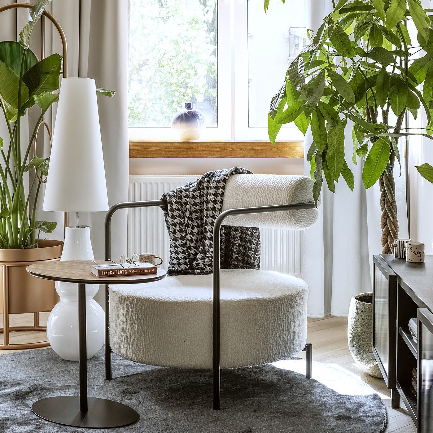 Saffron gepolsterter Sessel