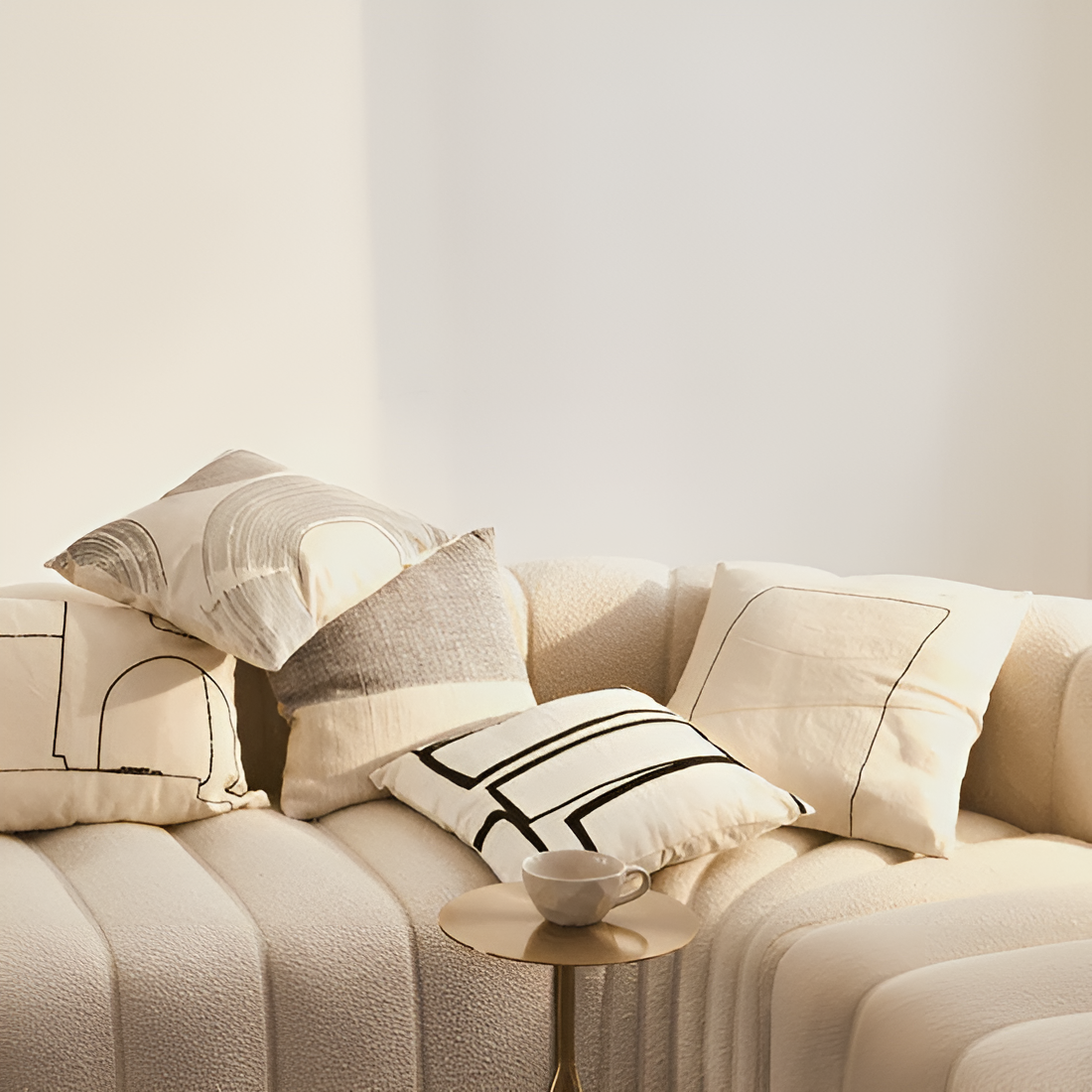 RICAMARE Creme Kissen