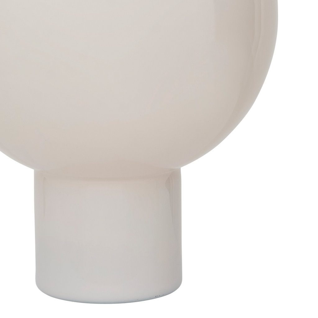 Glass vase VAN cream