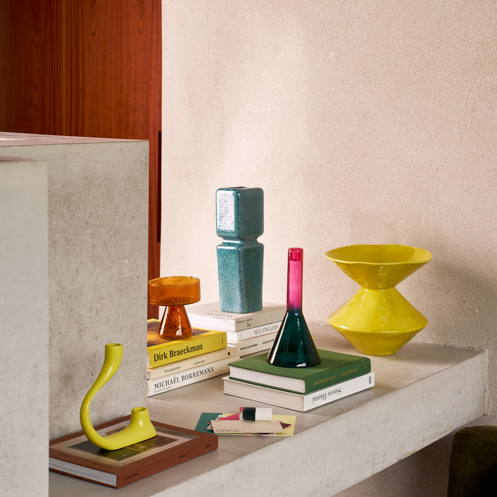 Wazon ceramiczny ZALE limonkowy gelb