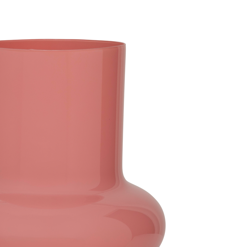 Glasvase SIPHO gedämpftes Rosa