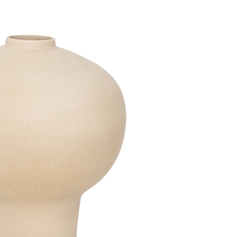 Keramikw vase AMA cremefarben