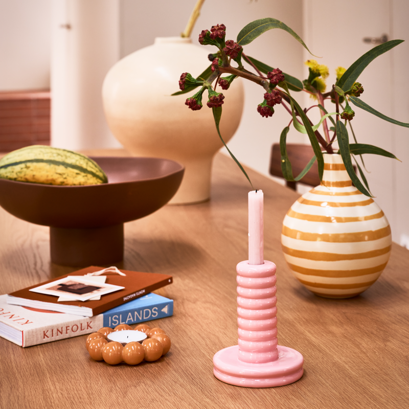 Keramikw vase AMA cremefarben