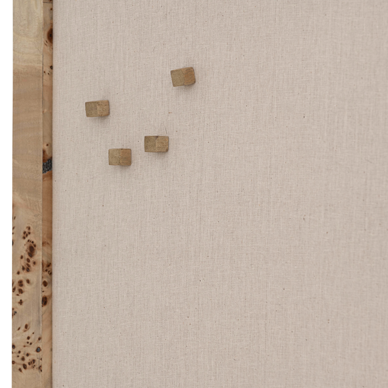 Tablica SKOG Furnier-Burl mit Leinenfinish
