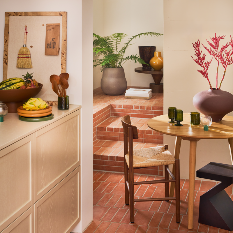 Beistelltisch GAMA dunkles Mangoholz