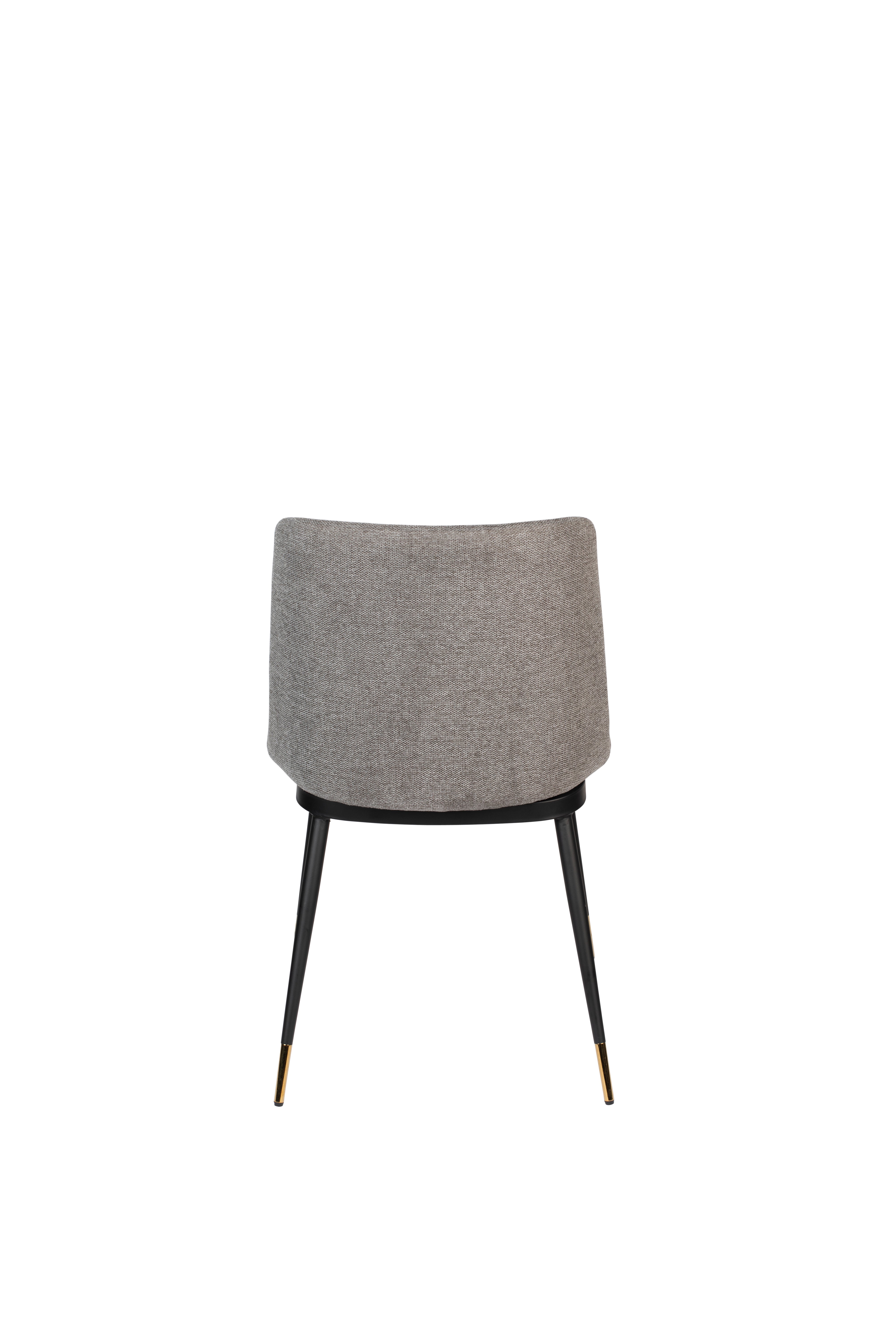 Jasnoszary Lionel chair with a black base
